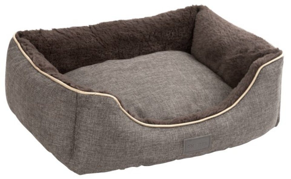 Kerbl Tierbett Kuschelbett Samuel 50 cm x 40 cm grau / dunkelgrau 81315