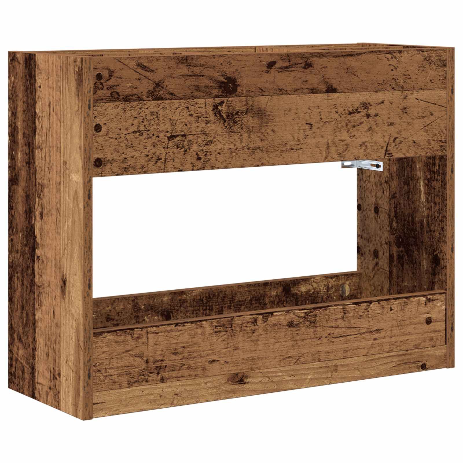 vidaXL Schirmständer Sonnenschirmhalter Altholz 65 x 24 x 50 cm Holzwerkstoff (1 St)