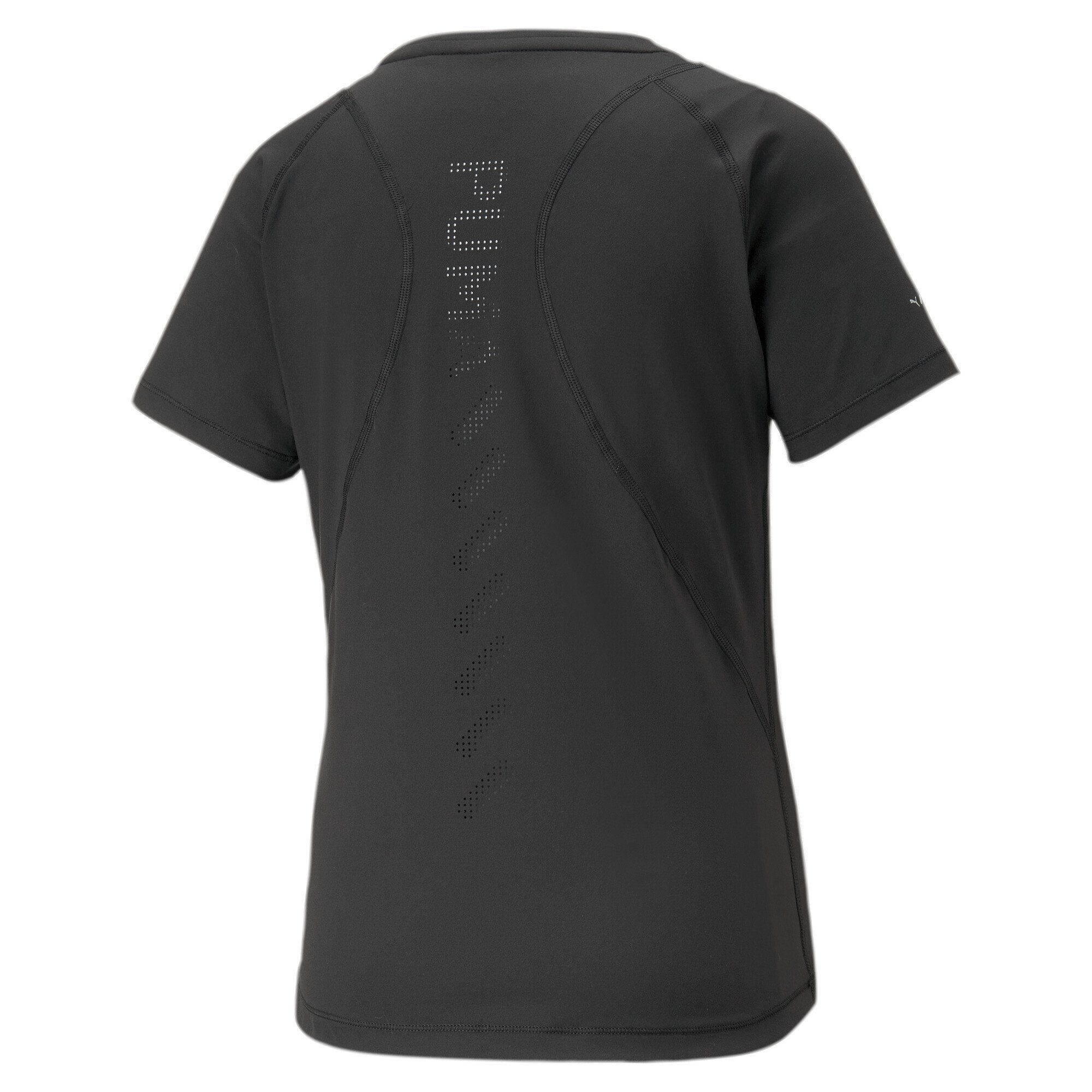 PUMA Black CLOUDSPUN T-Shirt Damen Laufshirt Run