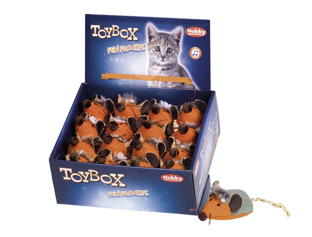 Nobby Tierball Stoff Maus, mit Sound