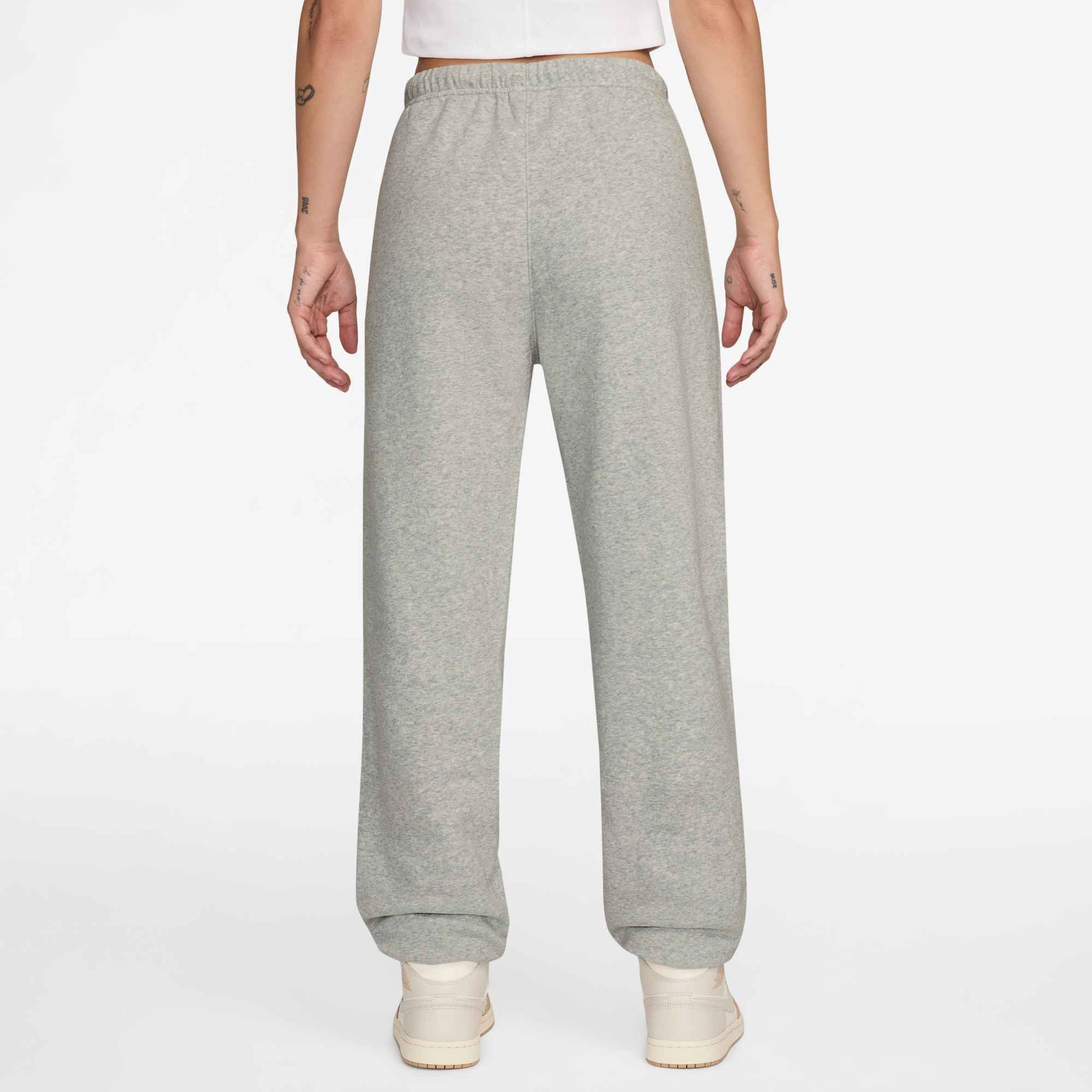 Jordan Trainingshose W J JUMPMAN FLC PANT 2 unifarbenes Design, mit Logodruck, schnell trocknendes Material