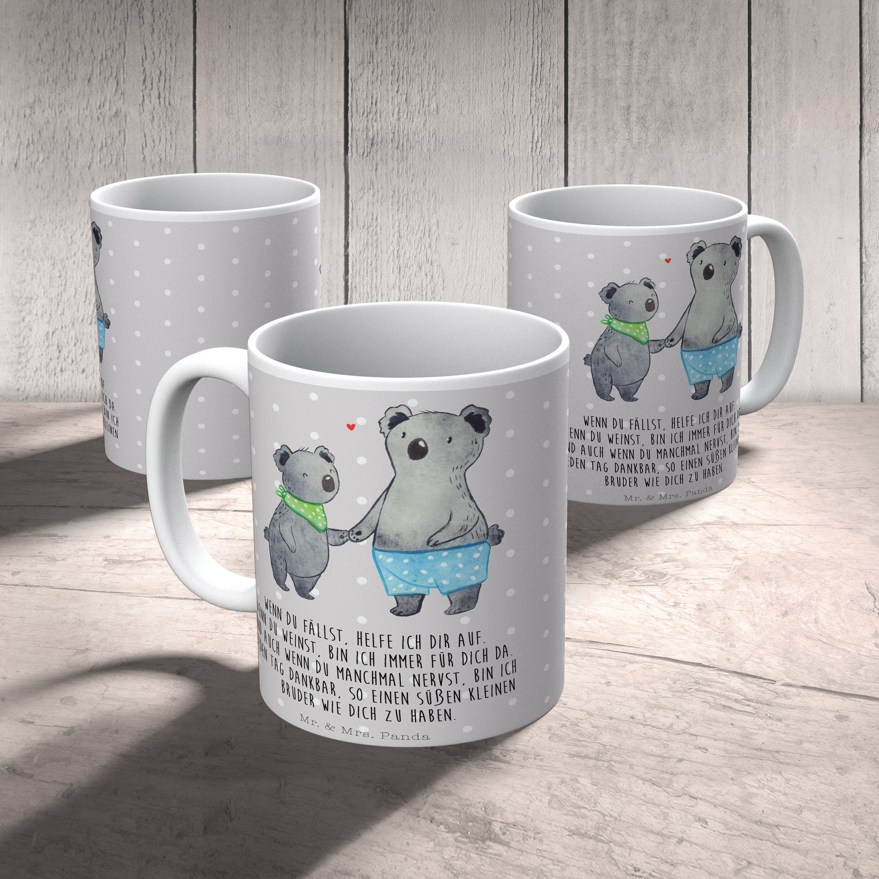 Geschenk Keramik - - Tasse Mr. Tasse, & Kleiner Grau Panda Koala Tasse, Mrs. Bruder Pastell Geschenk,