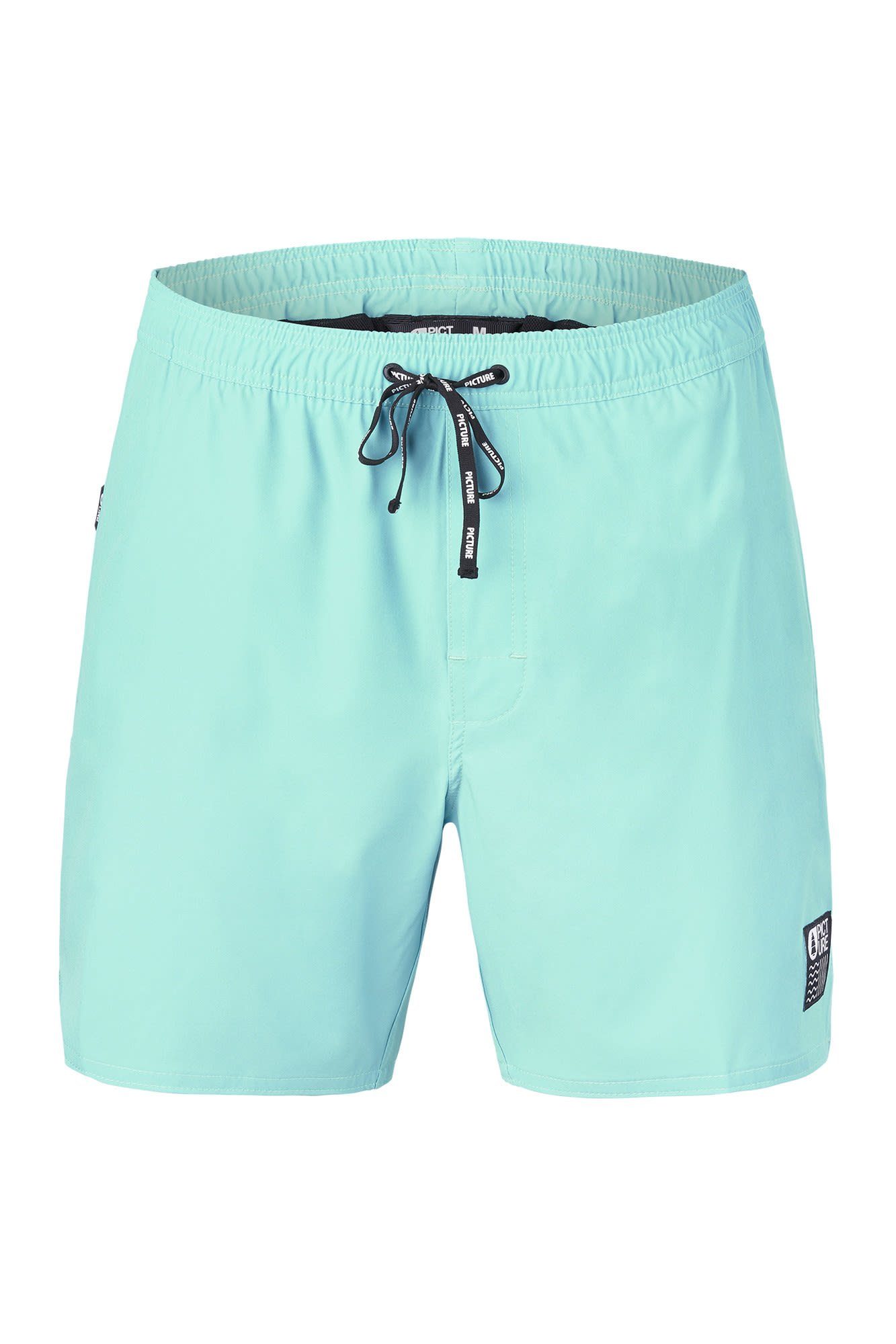 Picture Badeshorts Picture M Solid Herren Boardshorts 15 Turquoise Blue Piau