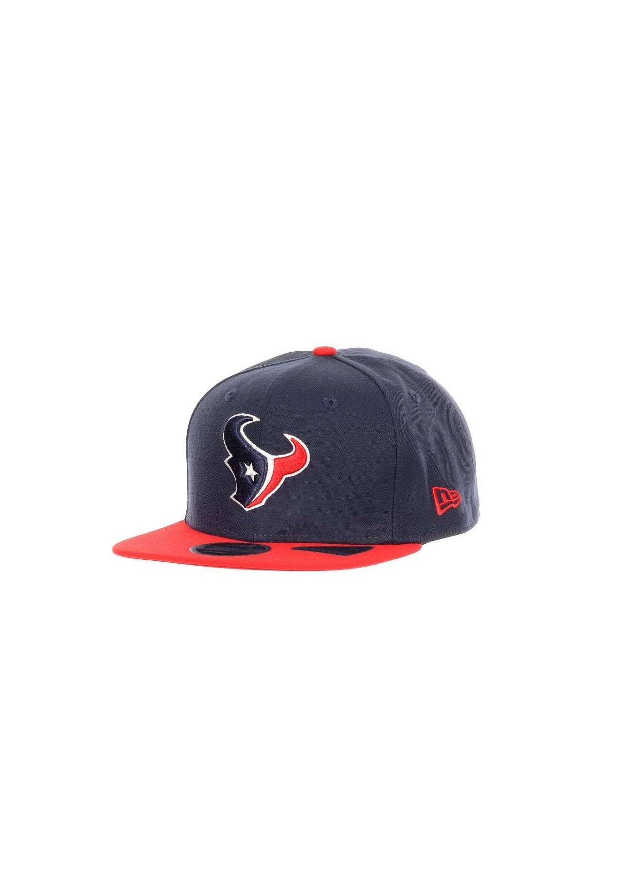 Baseball Cap Houston Texans NFL Team Colour Blue Red 9Fifty Original Fit Snapback C