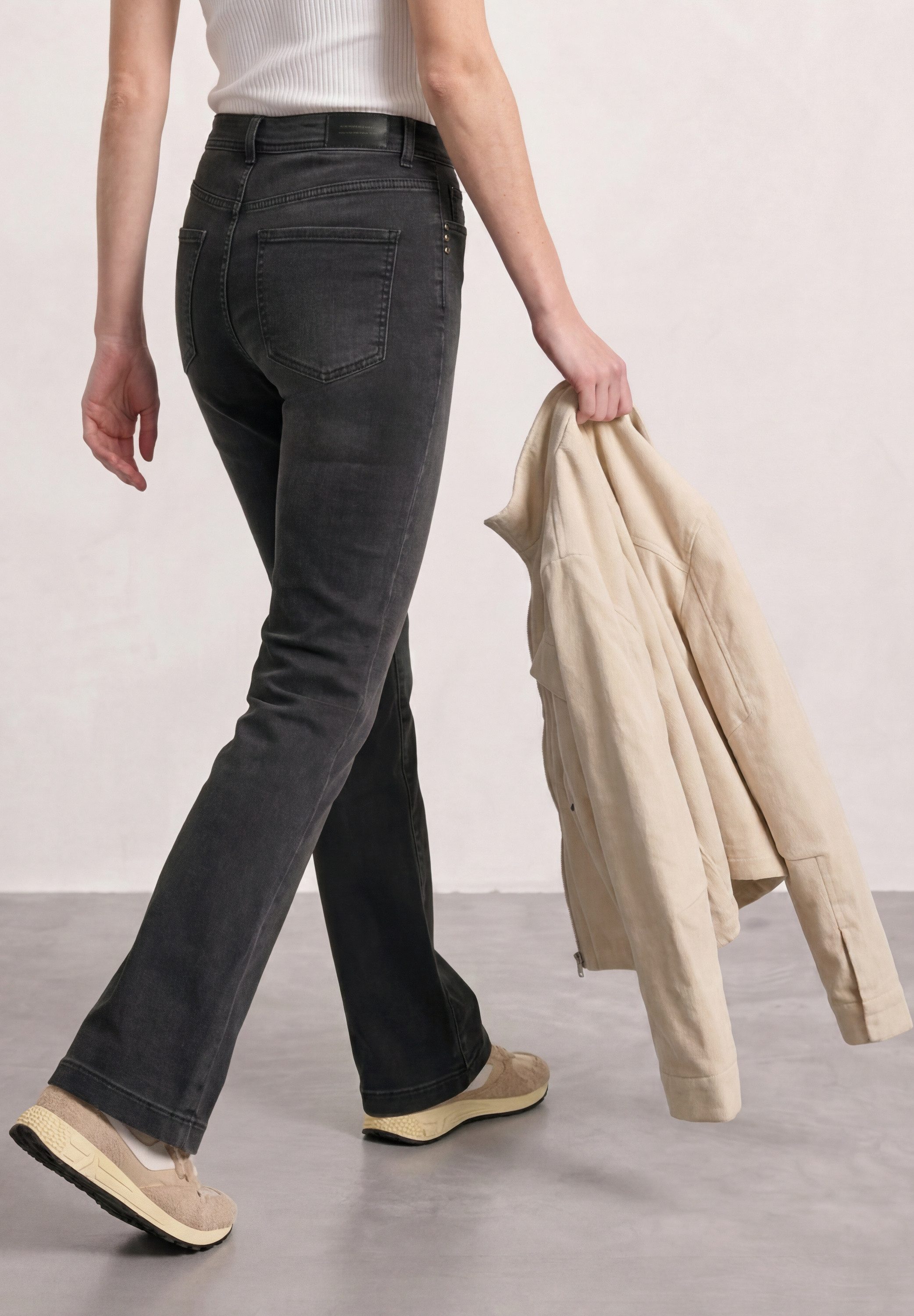 STREET ONE Slim-fit-Jeans High Waist