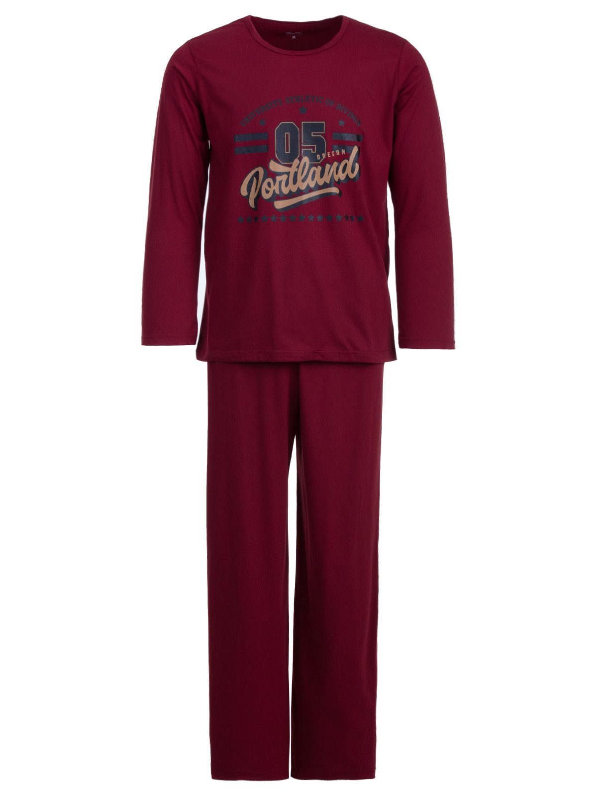Henry Terre Schlafanzug Pyjama Set Langarm - Oregon Portland