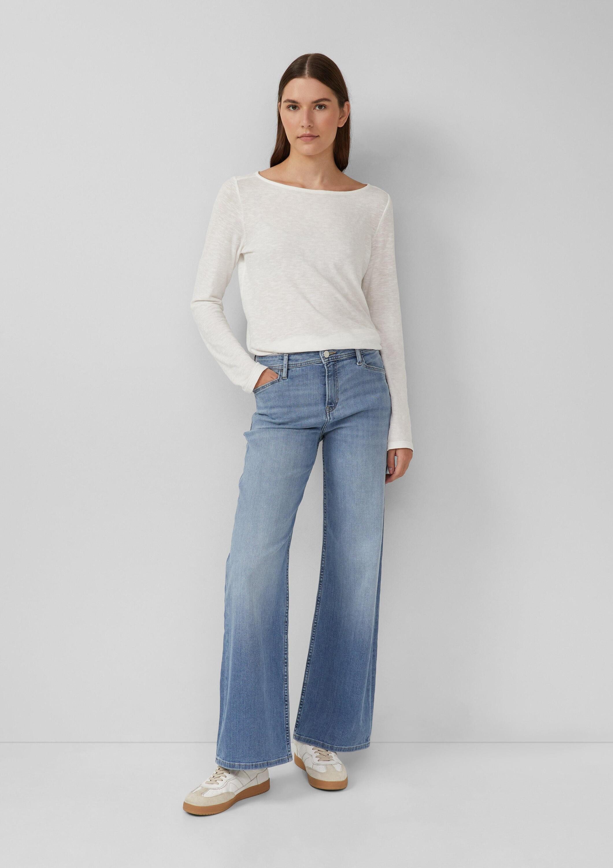s.Oliver Weite Jeans Jeans-Hose SURI Jeans Suri / Regular Fit / Mid Rise / günstig online kaufen