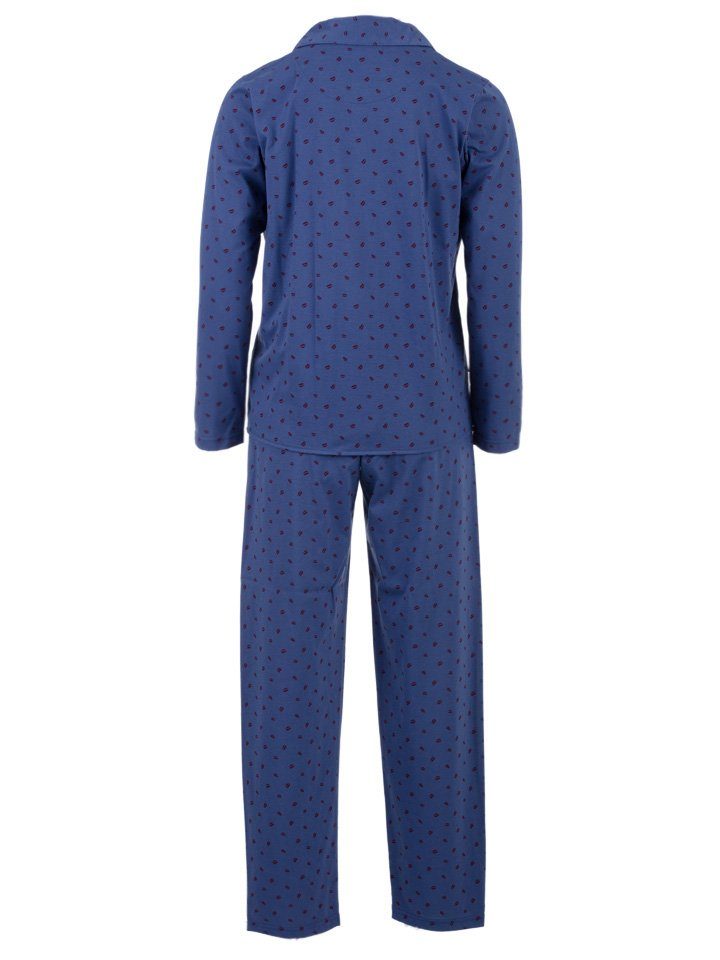zeitlos Pyjama Kussmund langarm Schlafanzug – Bild 5 von 5
