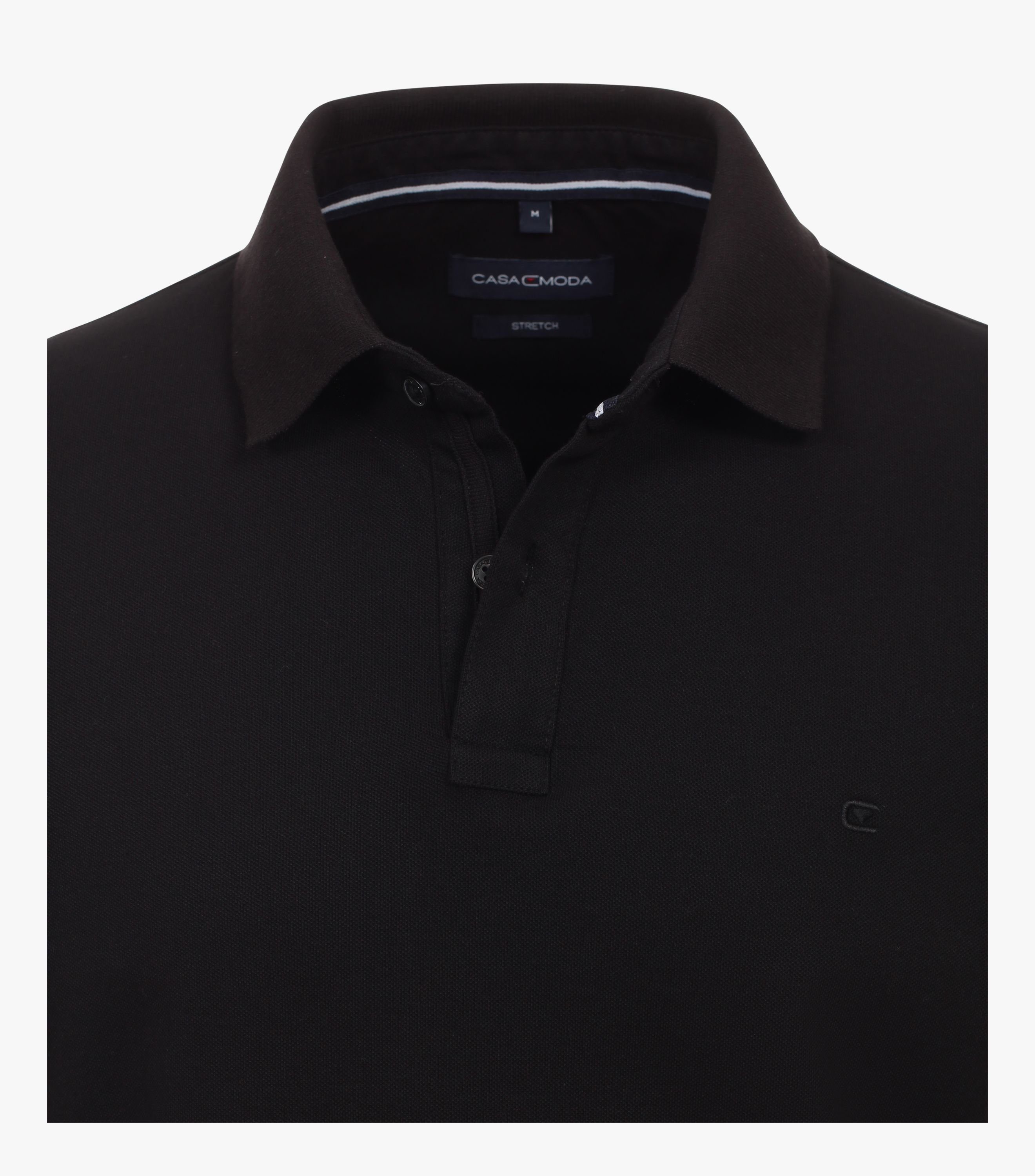 CASAMODA Olive337 423964300 Langarm-Poloshirt