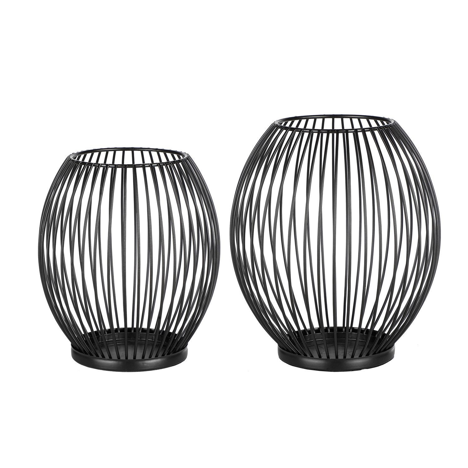 MARELIDA Windlicht Kerzenhalter Windlicht Korb Optik günstig online kaufen