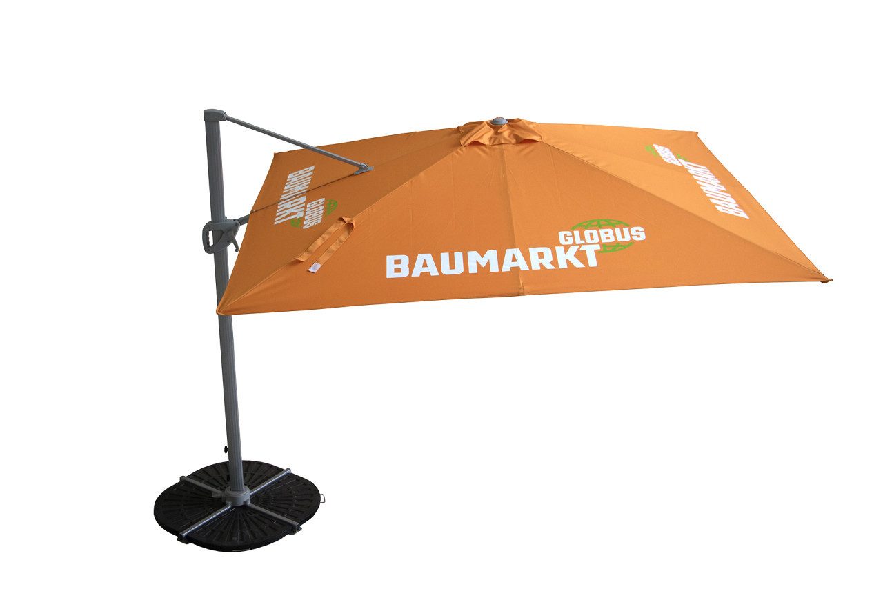 Primaster Marktschirm Primaster Sonnenschirm Globus Baumarkt 296 x 296