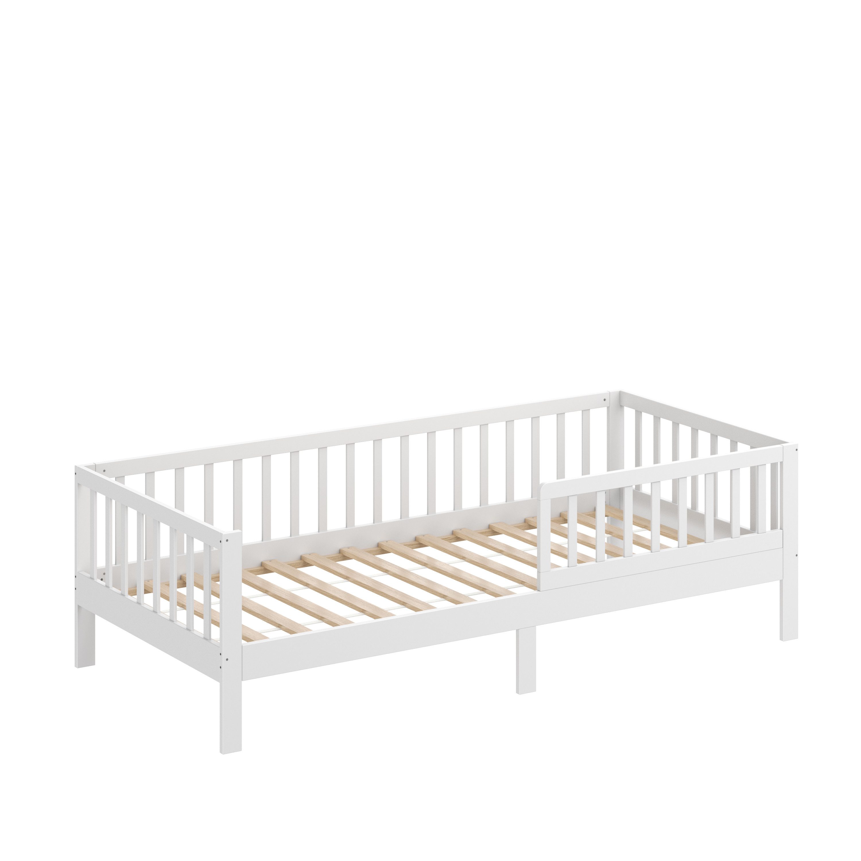 CADANI Kinderbett Nik - abnehmbarer Rausfallschutz - bis 200 kg belastbar ( günstig online kaufen