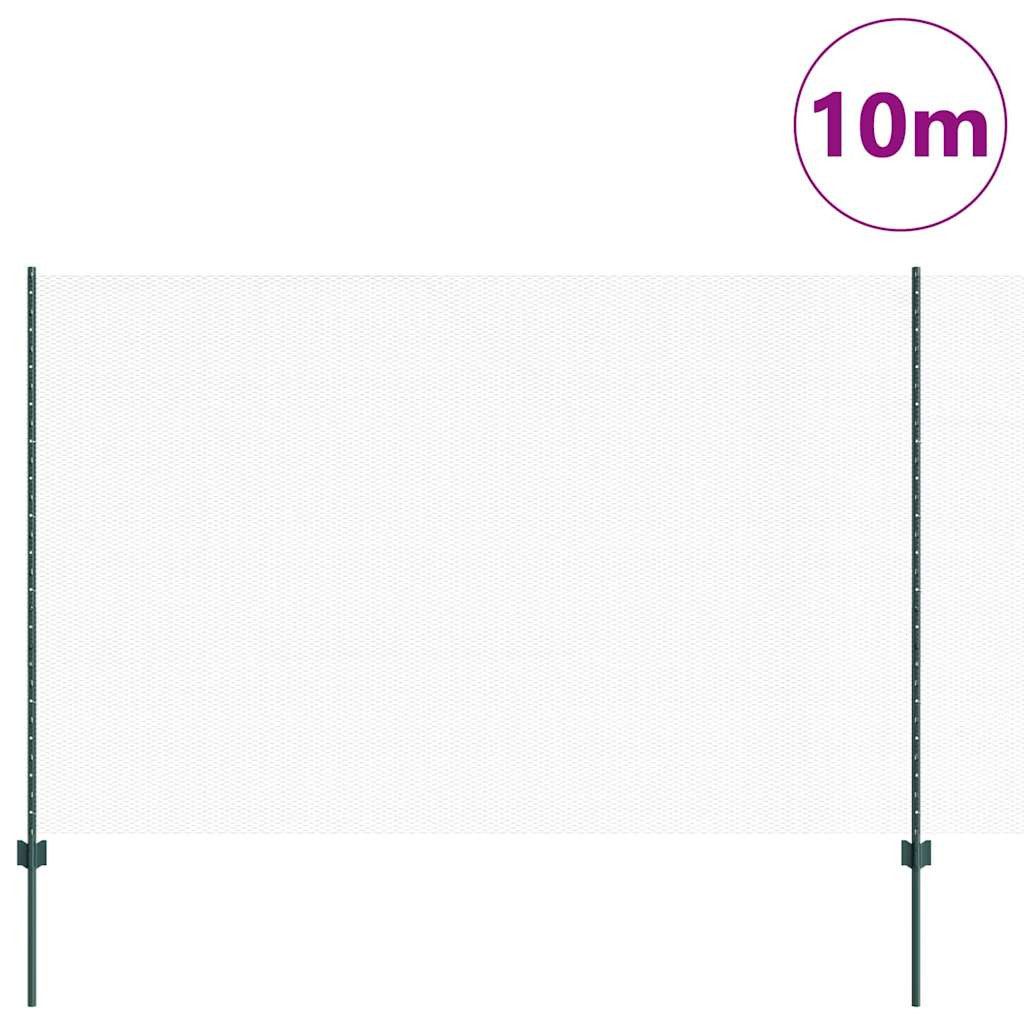 vidaXL Gartenzaun Zaun mit Pfosten Grün günstig online kaufen