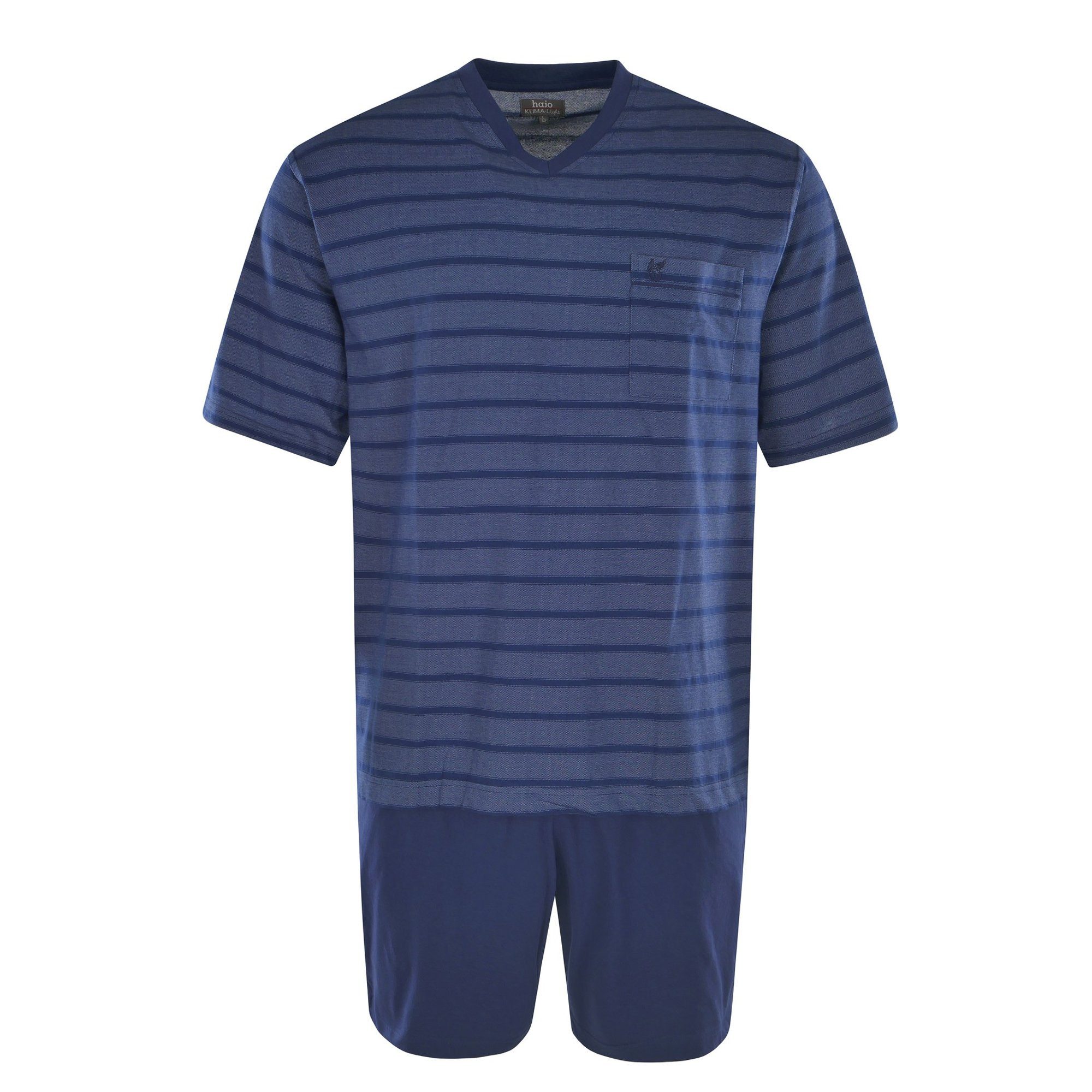 Hajo Pyjama Herren Pyjama Baumwolle (2 tlg)