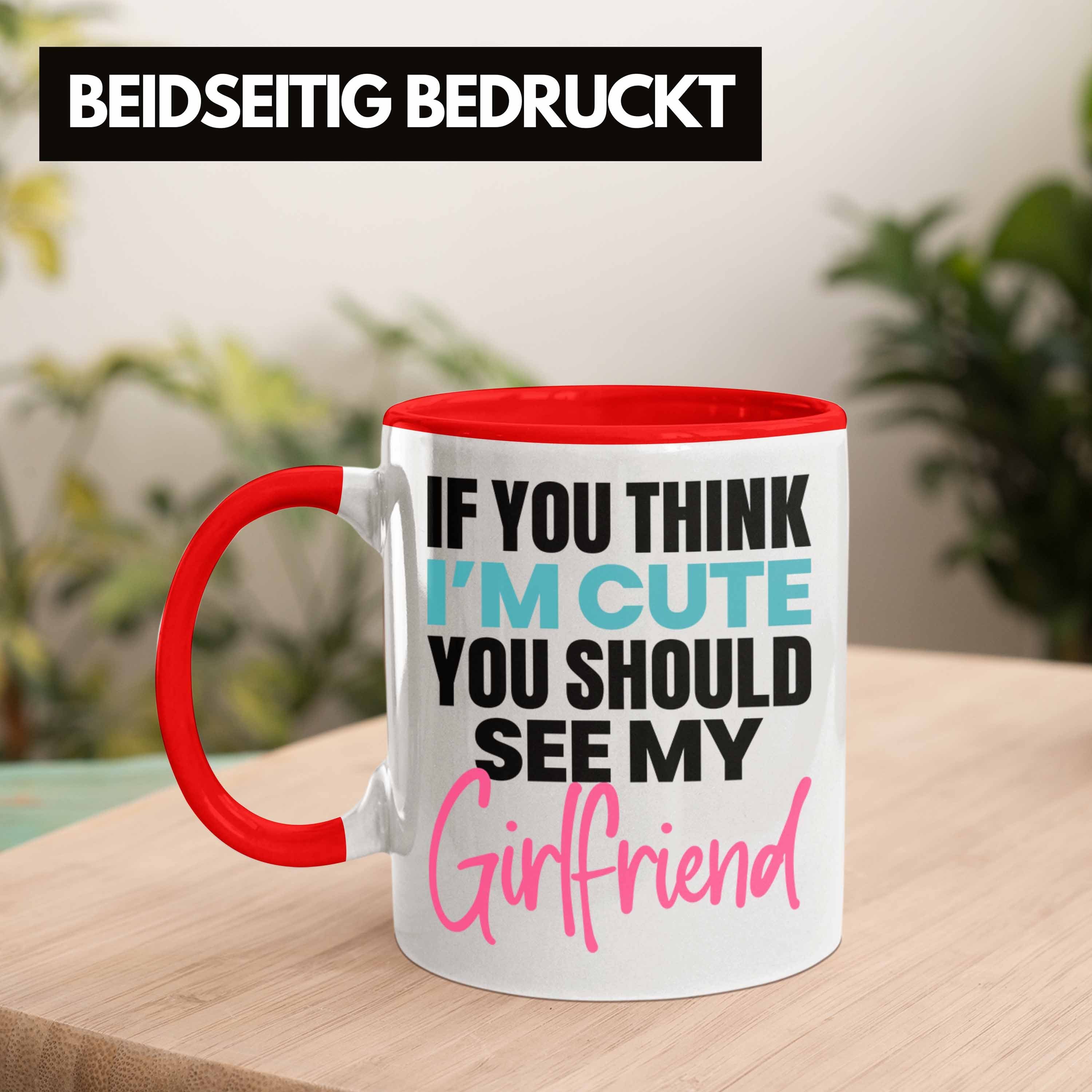 Beziehung Tasse Geschenkide Freund Eifersüchtig Tasse Geschenk für Rot Boyfriend Trendation