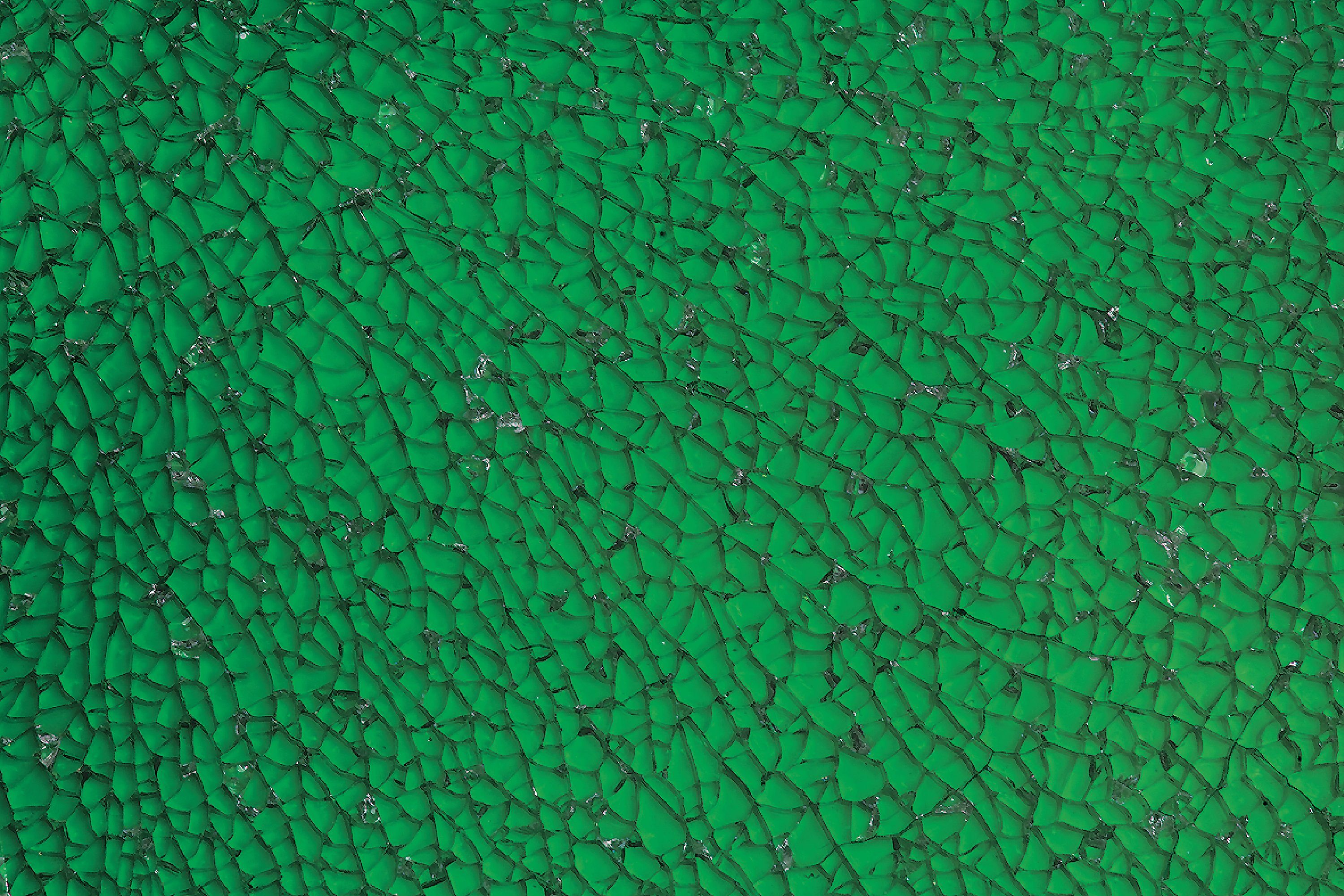 Grün 15 Dekoobjekt Mosaik cm Platte, x 20 Crackle Glorex cm