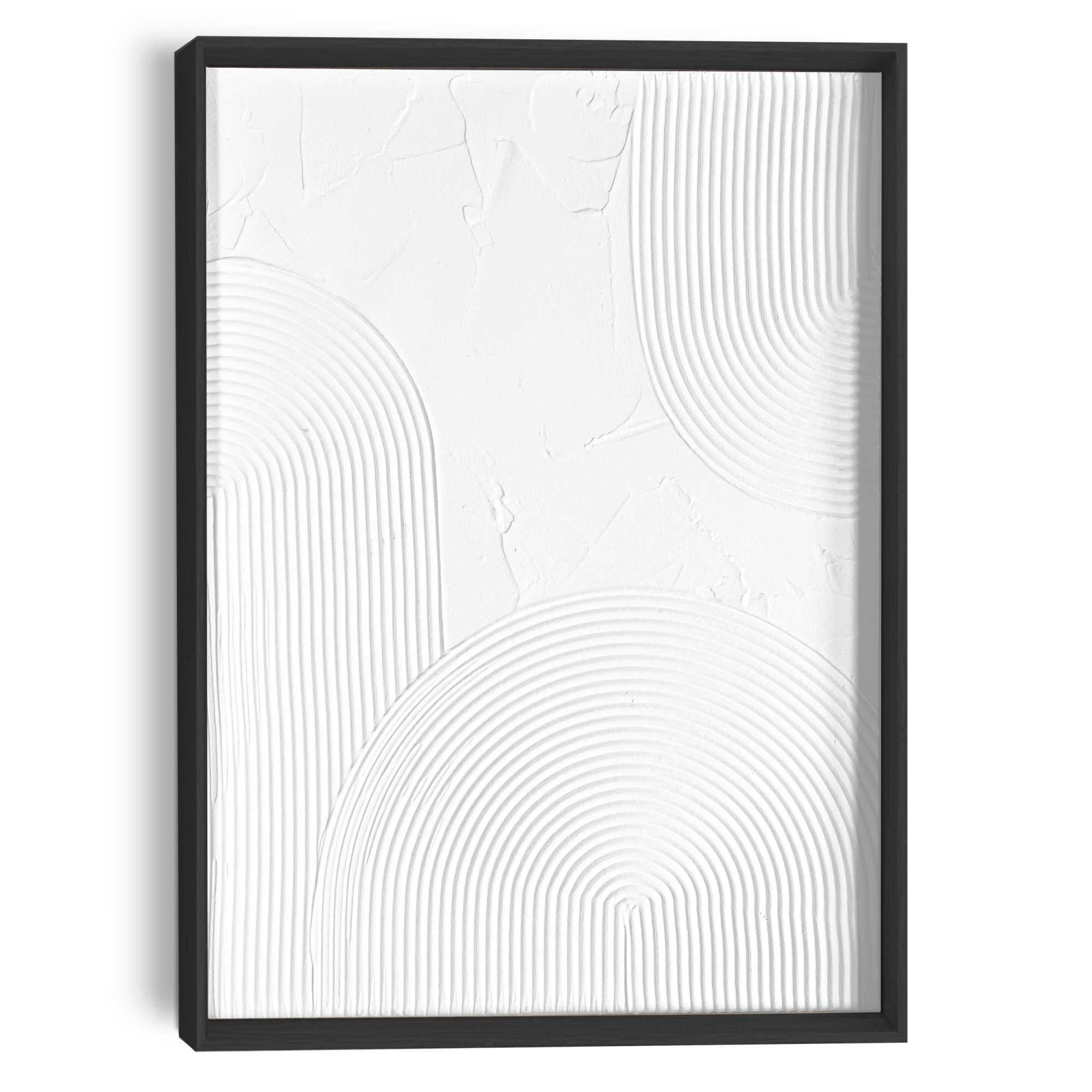 Reinders! Wandbild Reliefbögen, Home Office - Weiß - MDF - Abstrakt - 30x40 günstig online kaufen