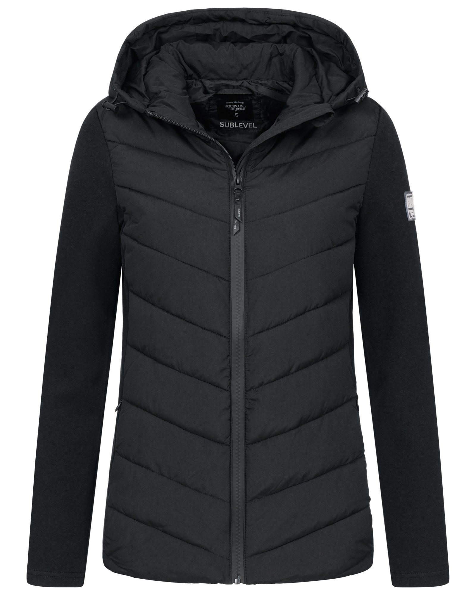 SUBLEVEL Steppjacke Damen Übergangsjacke leicht Steppjacke Frühlingsjacke sportlich modern