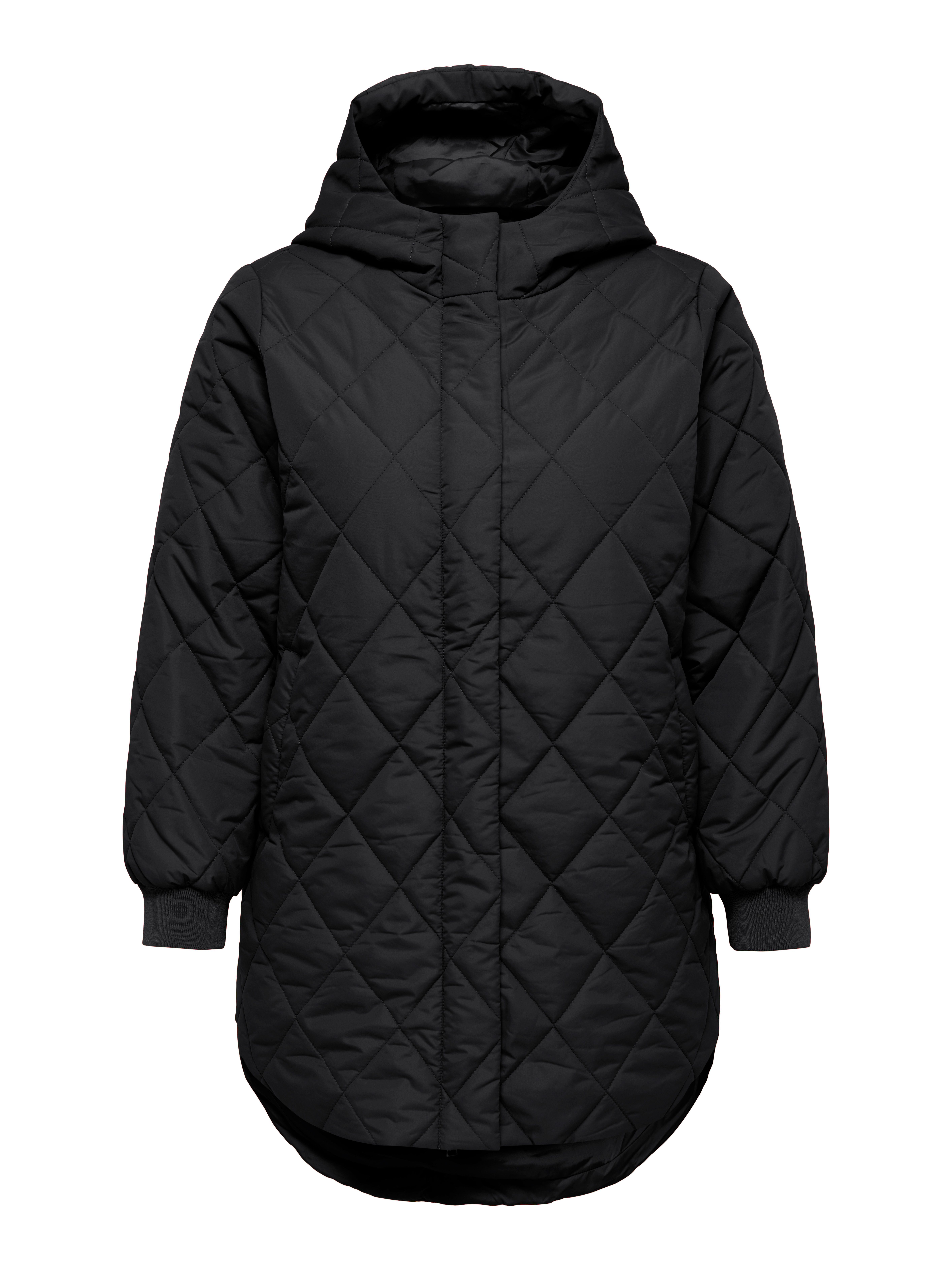 ONLY CARMAKOMA Steppmantel CARJULIET QUILTD HOOD ZIP COAT OTW NOOS Kunstfaser