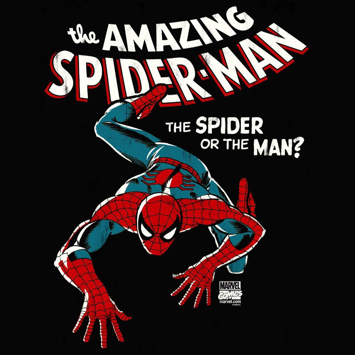 LOGOSHIRT mit - Spider-Man T-Shirt Superhelden-Print Marvel