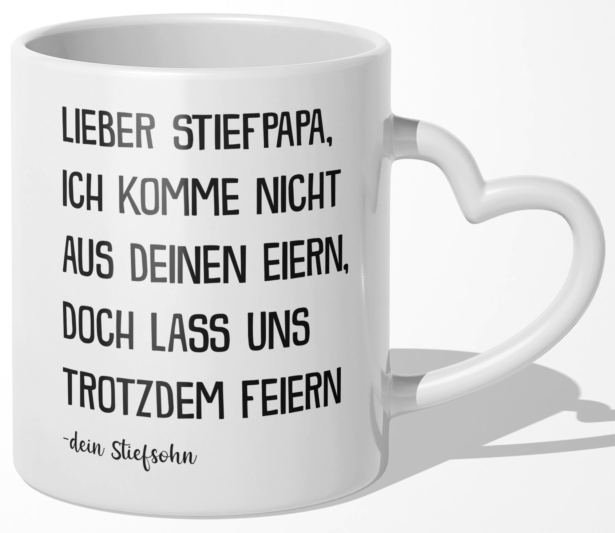 22Feels Tasse Stiefpapa Geschenk von Stiefsohn Vatertag Bonus