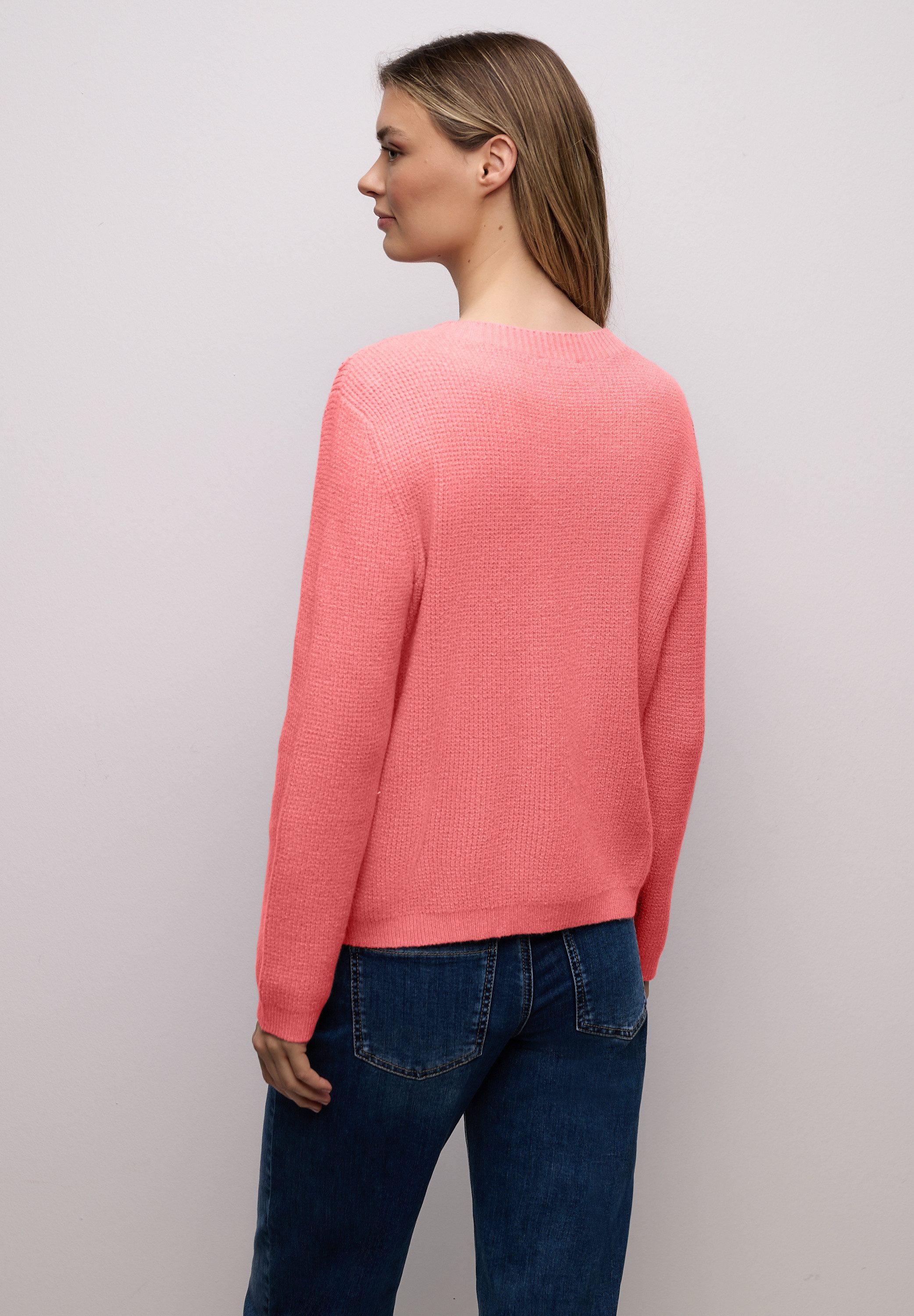 STREET ONE Strickpullover mit Knopfdetail günstig online kaufen