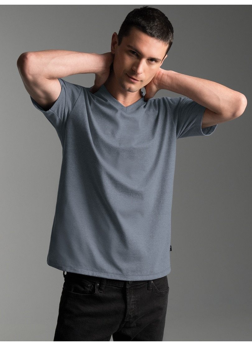 Trigema T-Shirt TRIGEMA V-Shirt DELUXE Baumwolle (1-tlg) günstig online kaufen