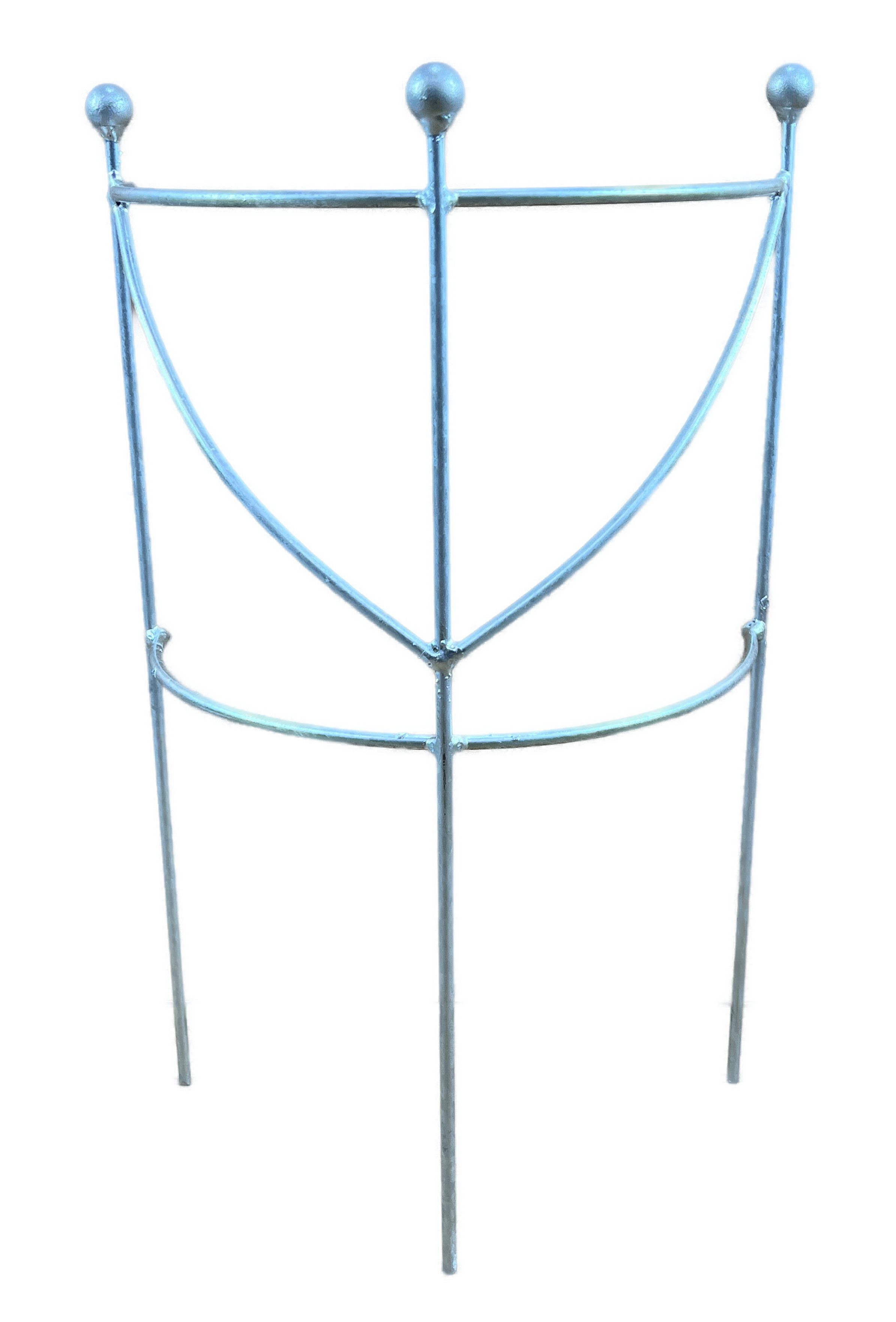 Rankgitter Staudenhalter halbrund H:50 B:30 T:16cm Vollmaterial