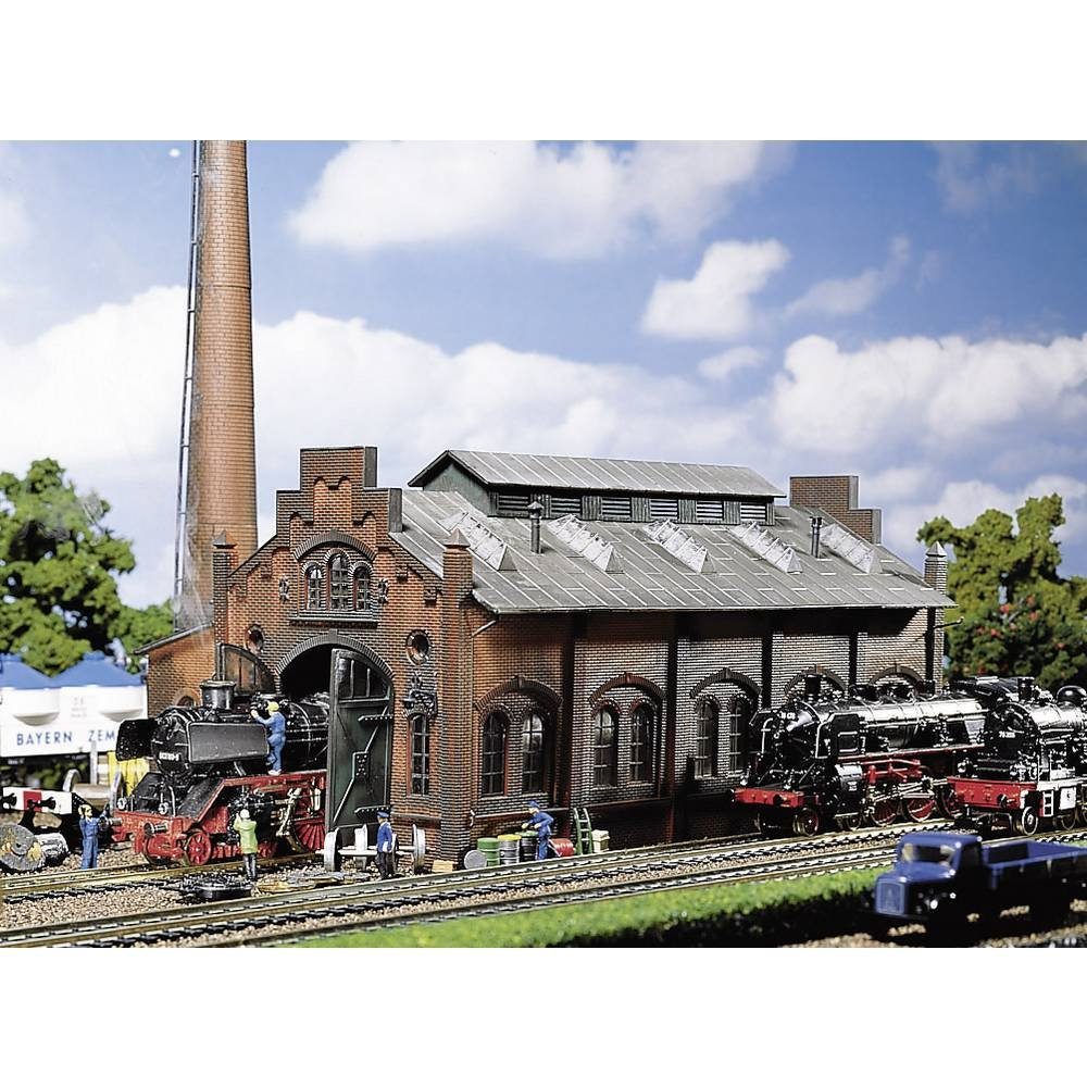 Modelleisenbahn-Set H0 Lokschuppen/Lokwerkstatt