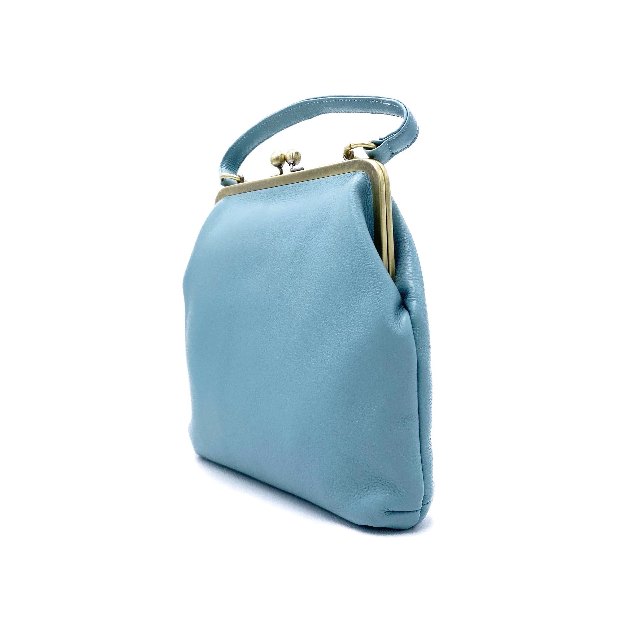 Taschenkinder Schultertasche Vintage Ledertasche Damen - Handtasche Zoe, Retro Umhängetasche, Echtes Leder vom Rind