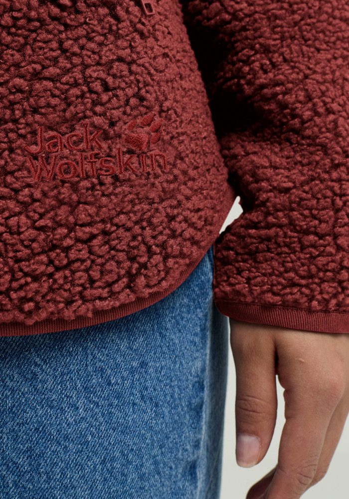 Jack Wolfskin Fleecejacke HIGH CURL JKT W mit durchgehendem Reißverschluss, aus Sherpa Fleece, atmungsaktiv – Bild 5 von 5