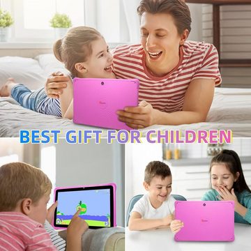 CWOWDEFU Tablet (10,1", Android 12, Kinder android 12 bildschirm 6000 mah kindersicherung stift)