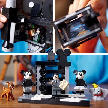 LEGO® Konstruktionsspielsteine Disney Kamera,für Erwachsene mit Micky+Minnie Maus-Minifiguren, (Geschenk Weihnachten, Geburtstag, Frauen Männer Kinder, 811 St., Baukasten Erwachsene, Kinder Sale), Bausteine Konstruktionssteine, Bausatz, Spielzeug, Klemmbausteine