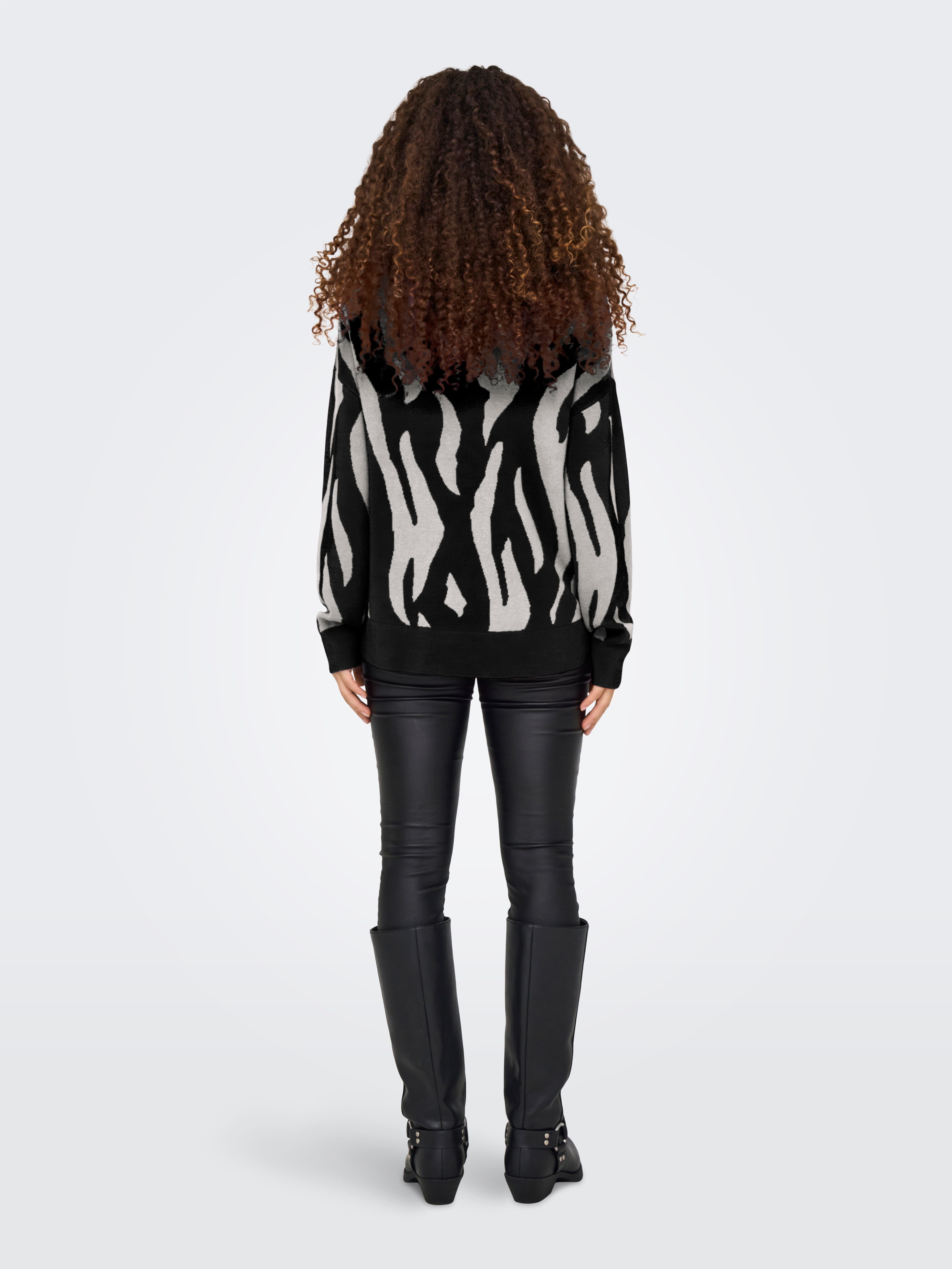 ONLY Strickpullover ONLMONTANA LS JQ LOOSE O-NECK CC KNT günstig online kaufen