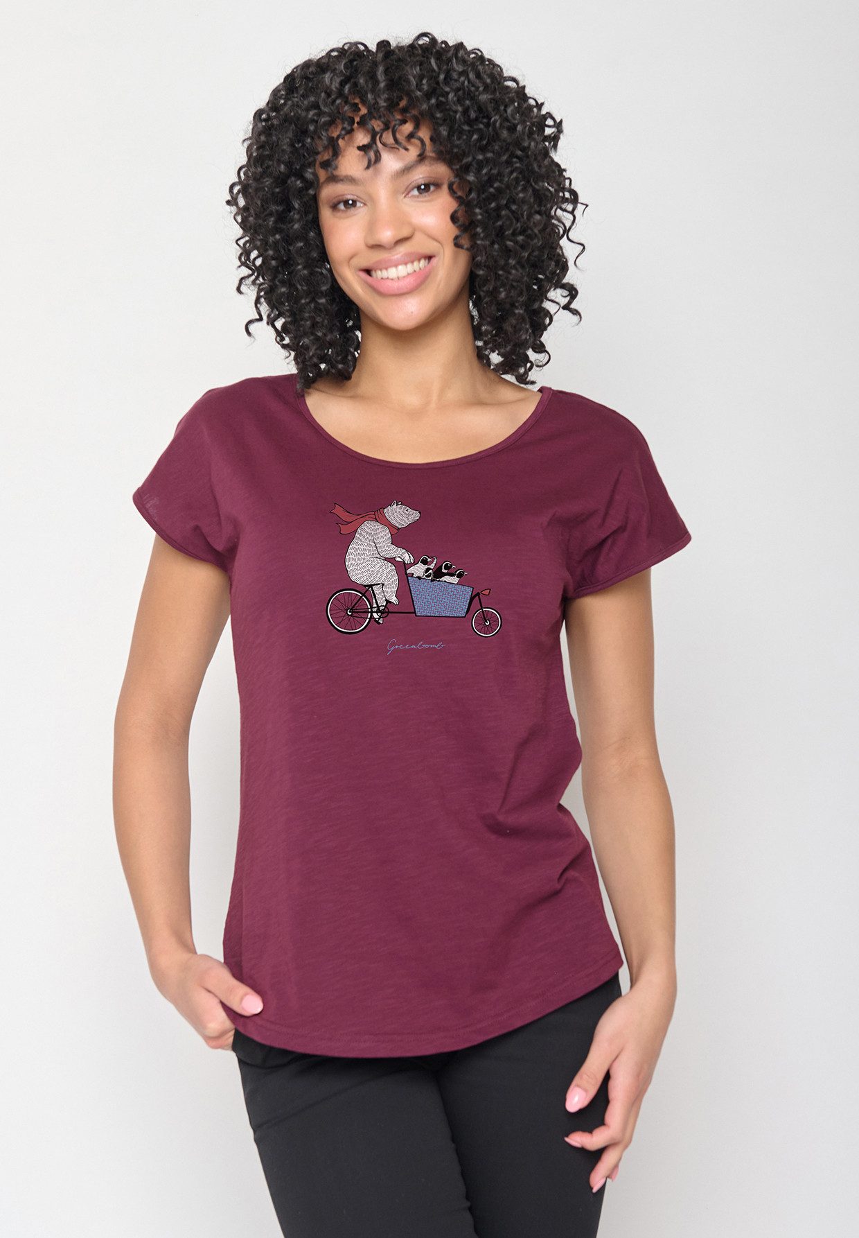 GreenBomb T-Shirt Bike Cargo Bear