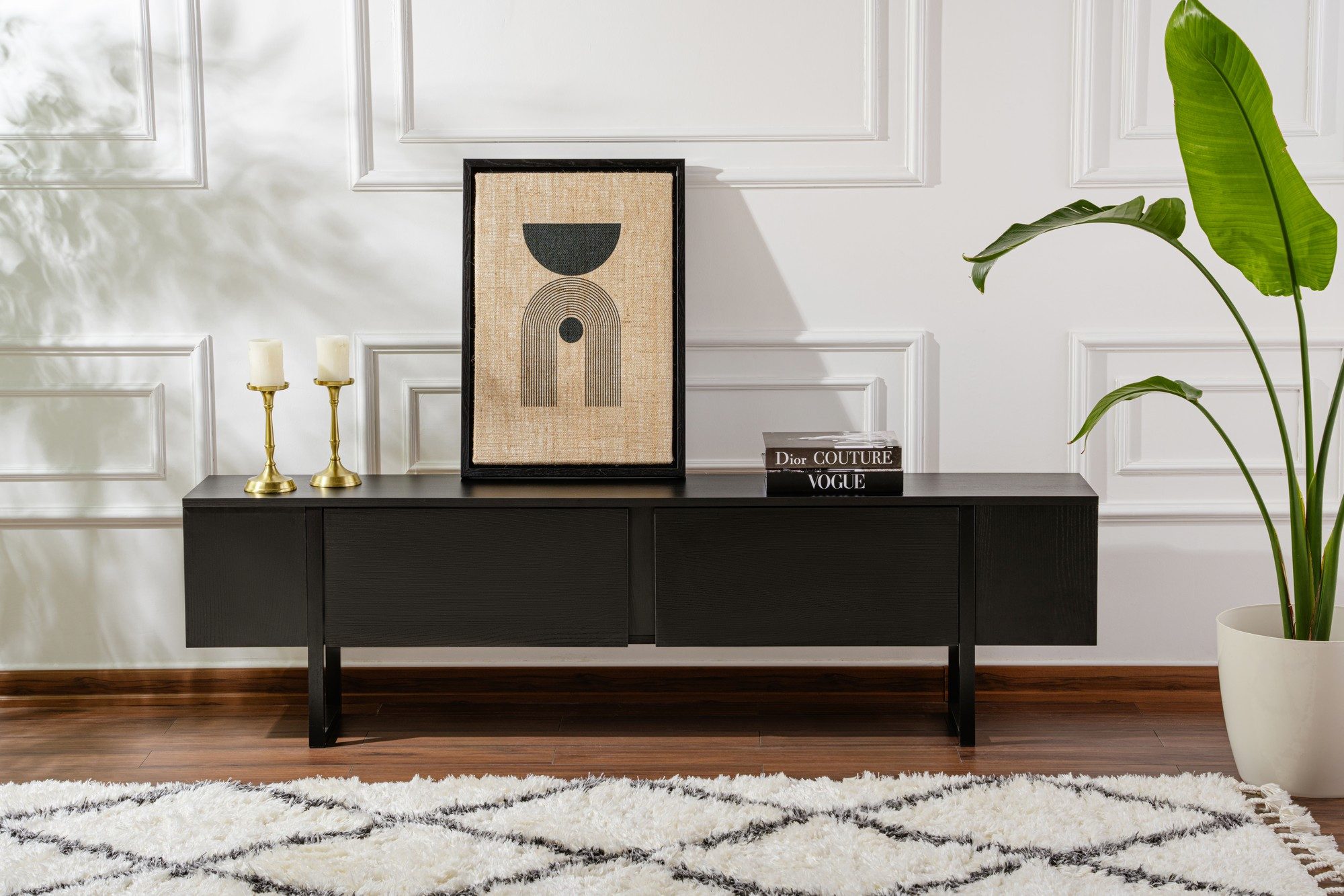 Skye Decor TV-Board TV-Board 180 cm, 8 Farbvarianten (Packung, 1 St., 1 TV Board), Modernes XXL TV-Board 180 cm für große TVs – Bild 4 von 5