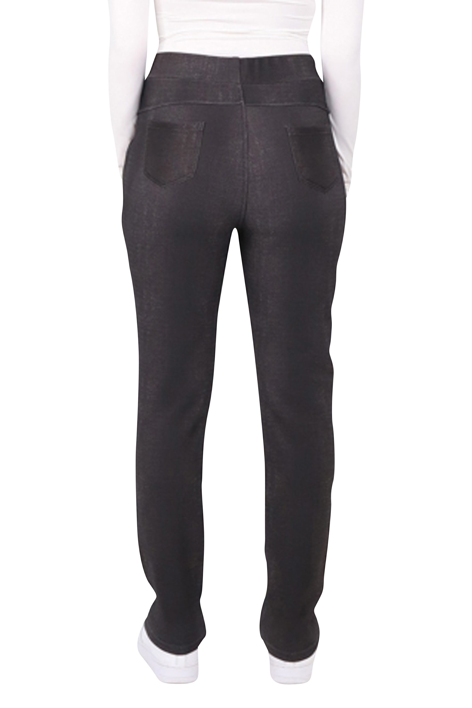 Thermohose malito Damen gefütterte Jeans-Optik Jeggings 7031 gefütterte weiche Jeans-Optik Jeggings