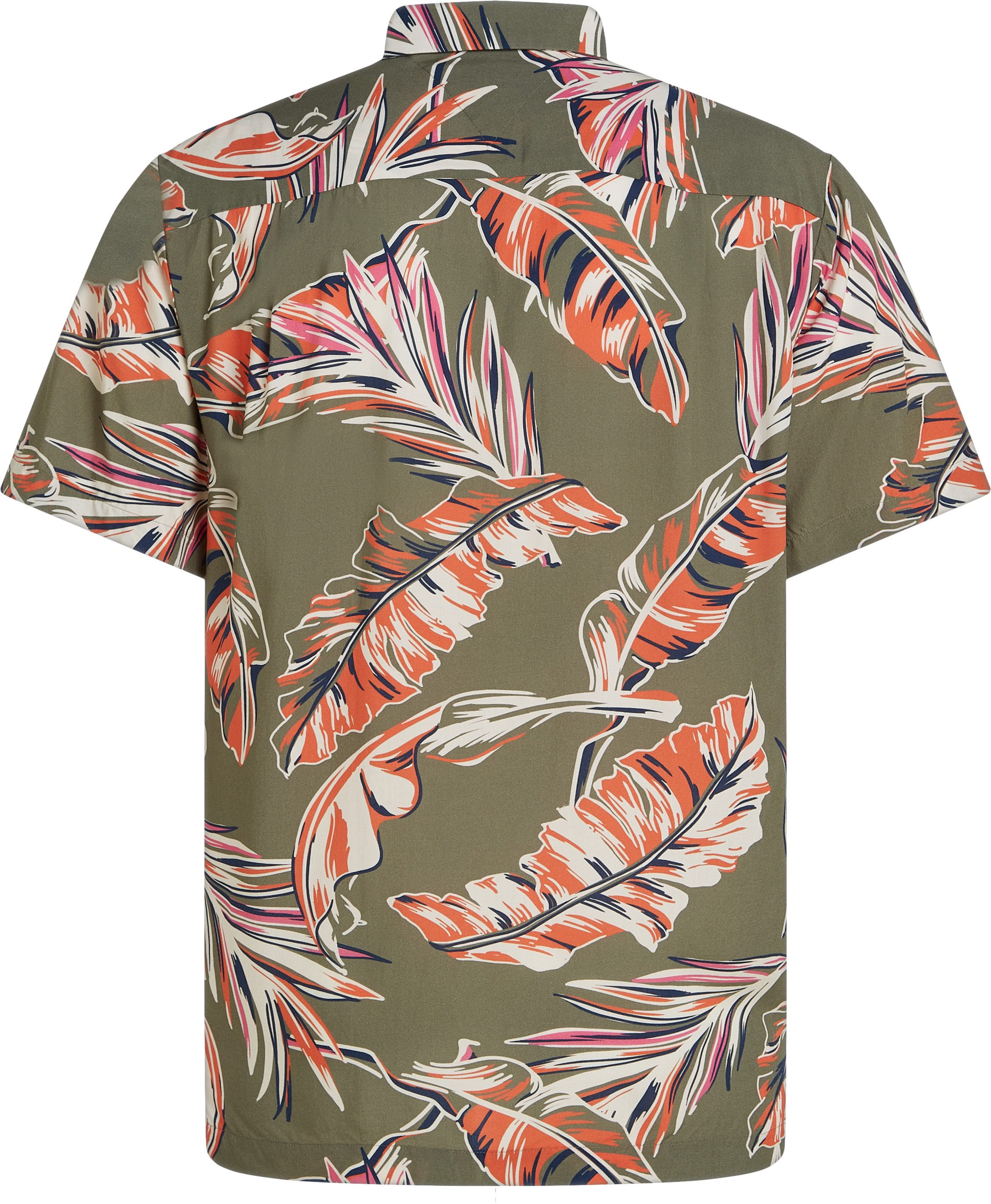 Tommy Hilfiger Kurzarmhemd LIGHTWEIGHT LEAF AOP SS SHIRT modischer Blätter-Print