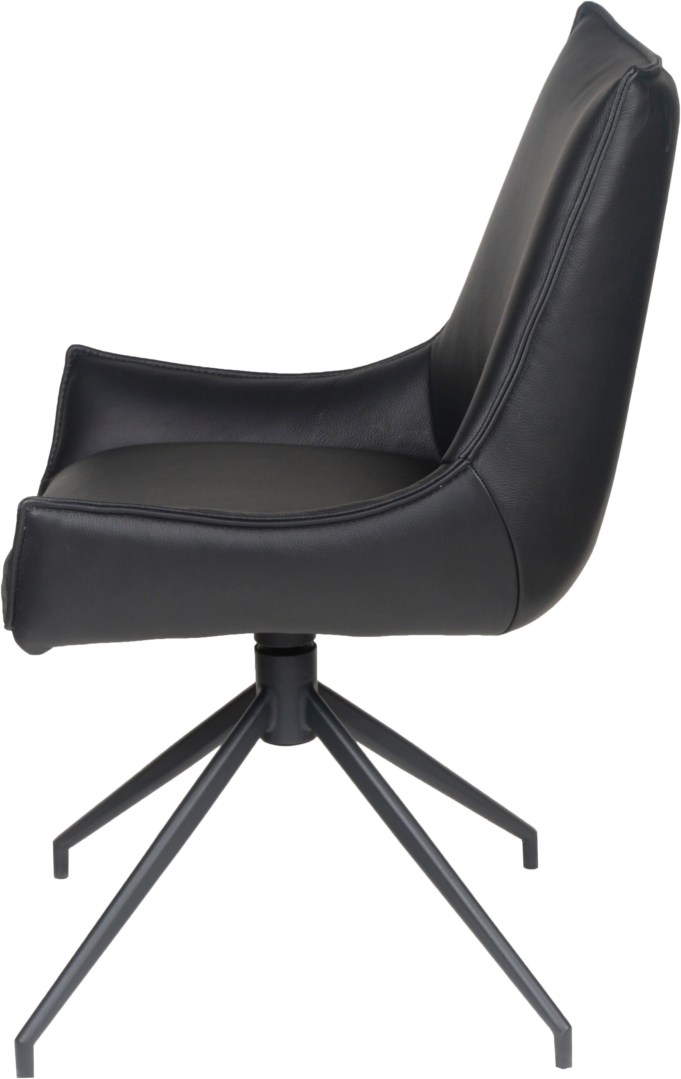 Home affaire Esszimmerstuhl Firenze (Set, 2 St), Drehstuhl Firenze black