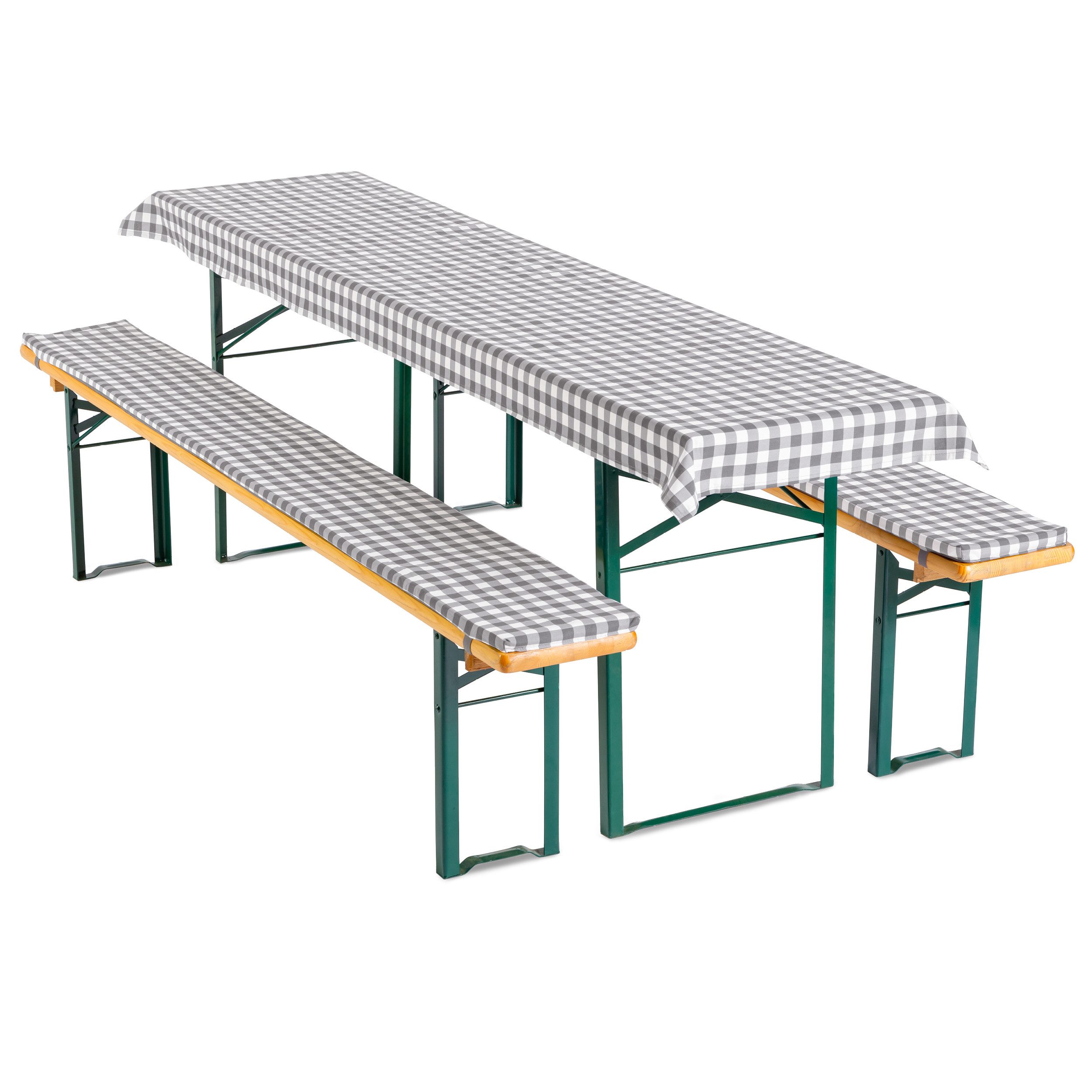 Gräfenstayn Bankauflage Gräfenstayn Bierbankauflagen-Set Annabelle mit Tisc günstig online kaufen