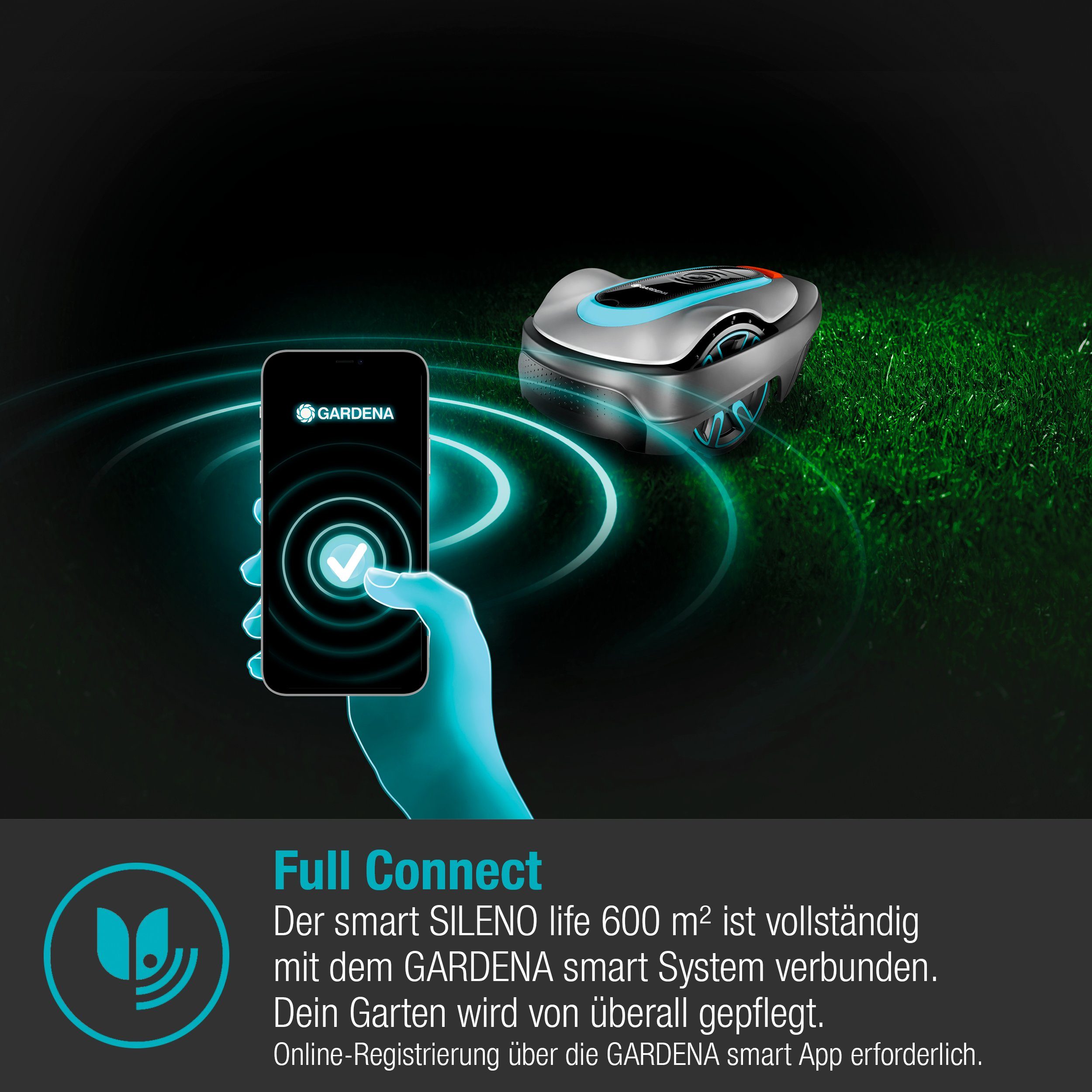 GARDENA Rasenmähroboter smart SILENO ci...
