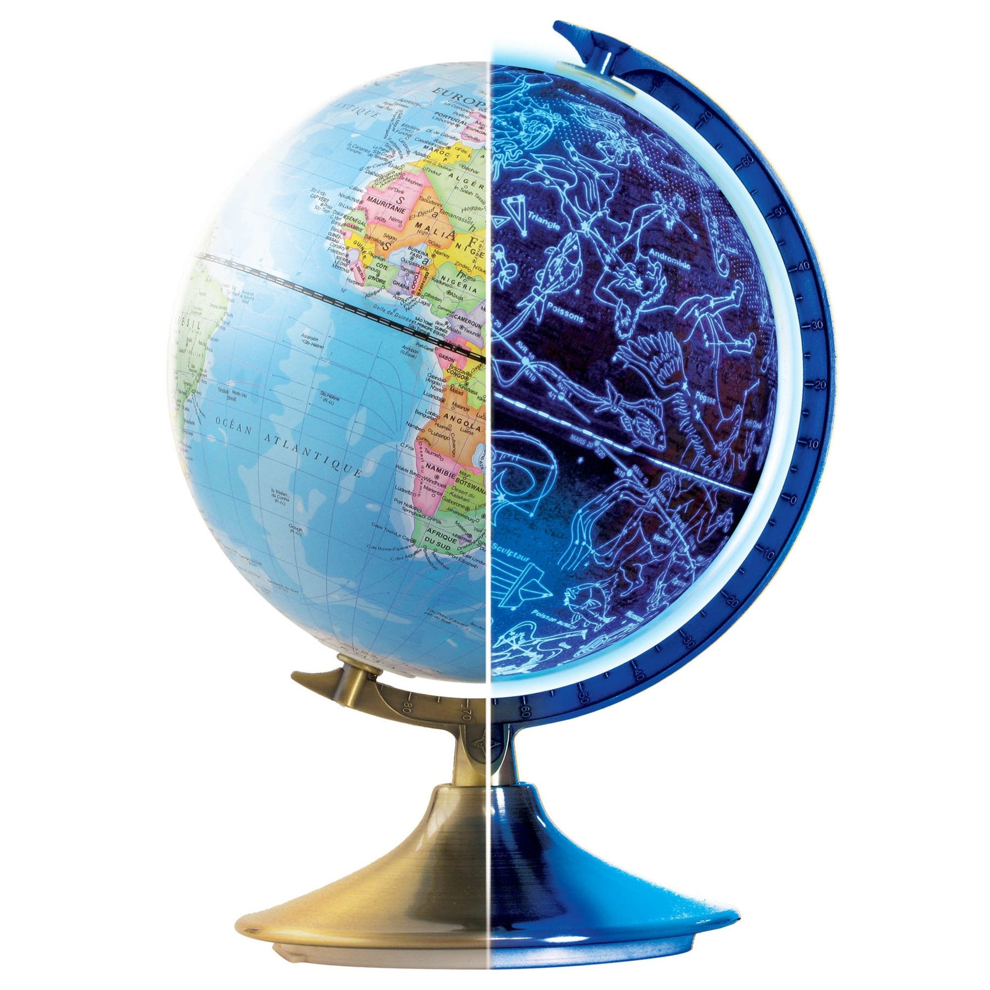 Buki Globus Buki Kinderglobus Jour et Nuit français 21cm