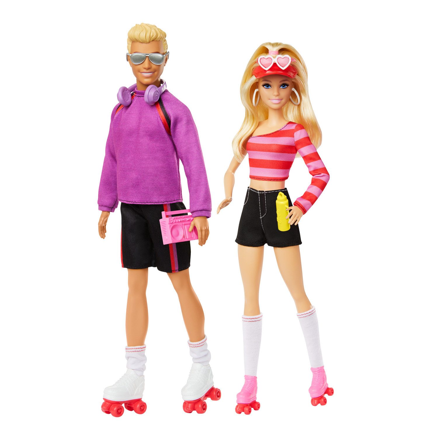 Mattel® Anziehpuppe Barbie Fashionistas Set 2 Puppen Ken & Barbie blond - 6 günstig online kaufen