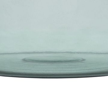 Bigbuy Dekovase Tischdekoration 30 x 30 x 8,5 cm Recyceltes Glas grün