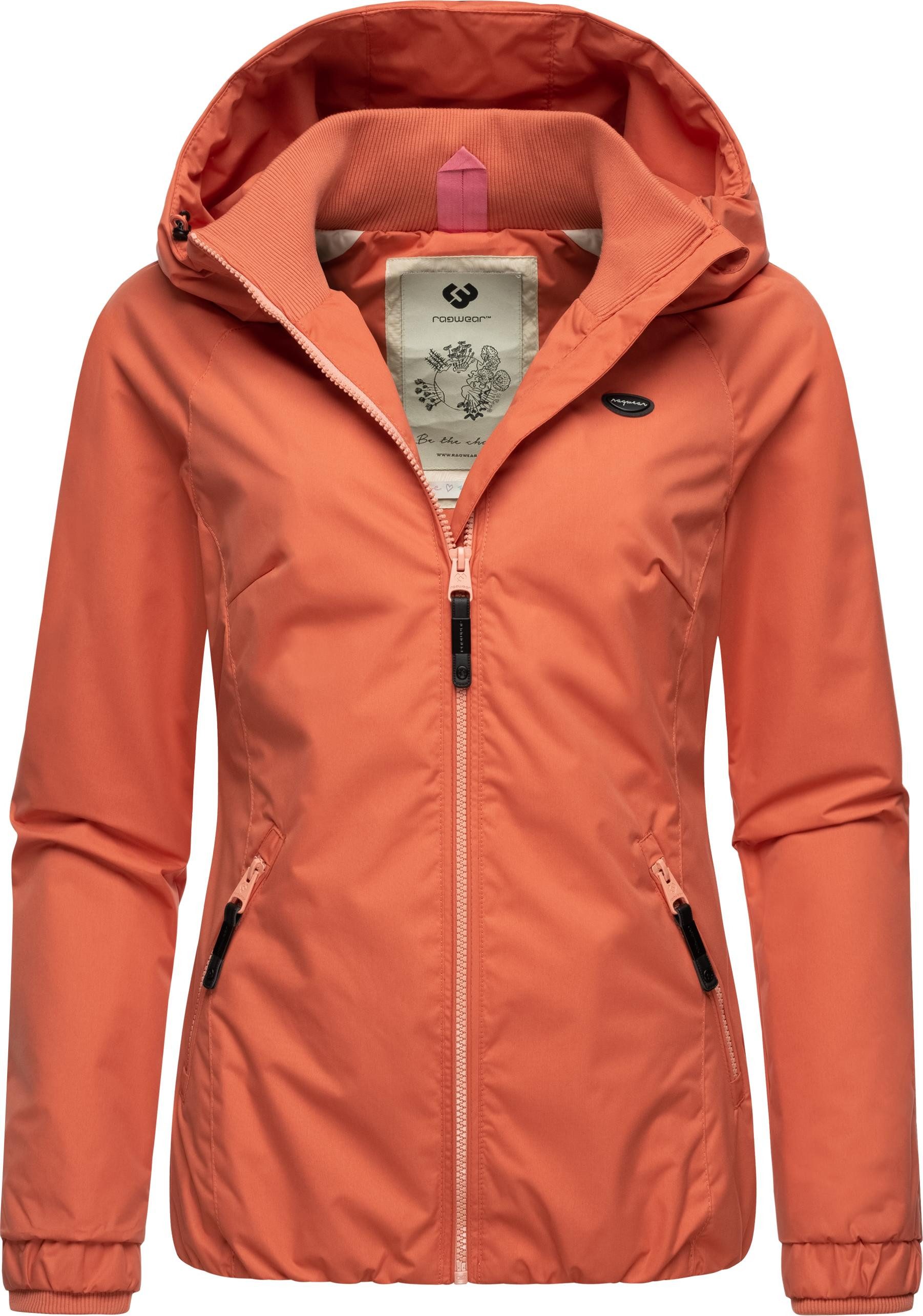 Ragwear Outdoorjacke Dizzie Wasserdichte Übergangsjacke mit großer Kapuze