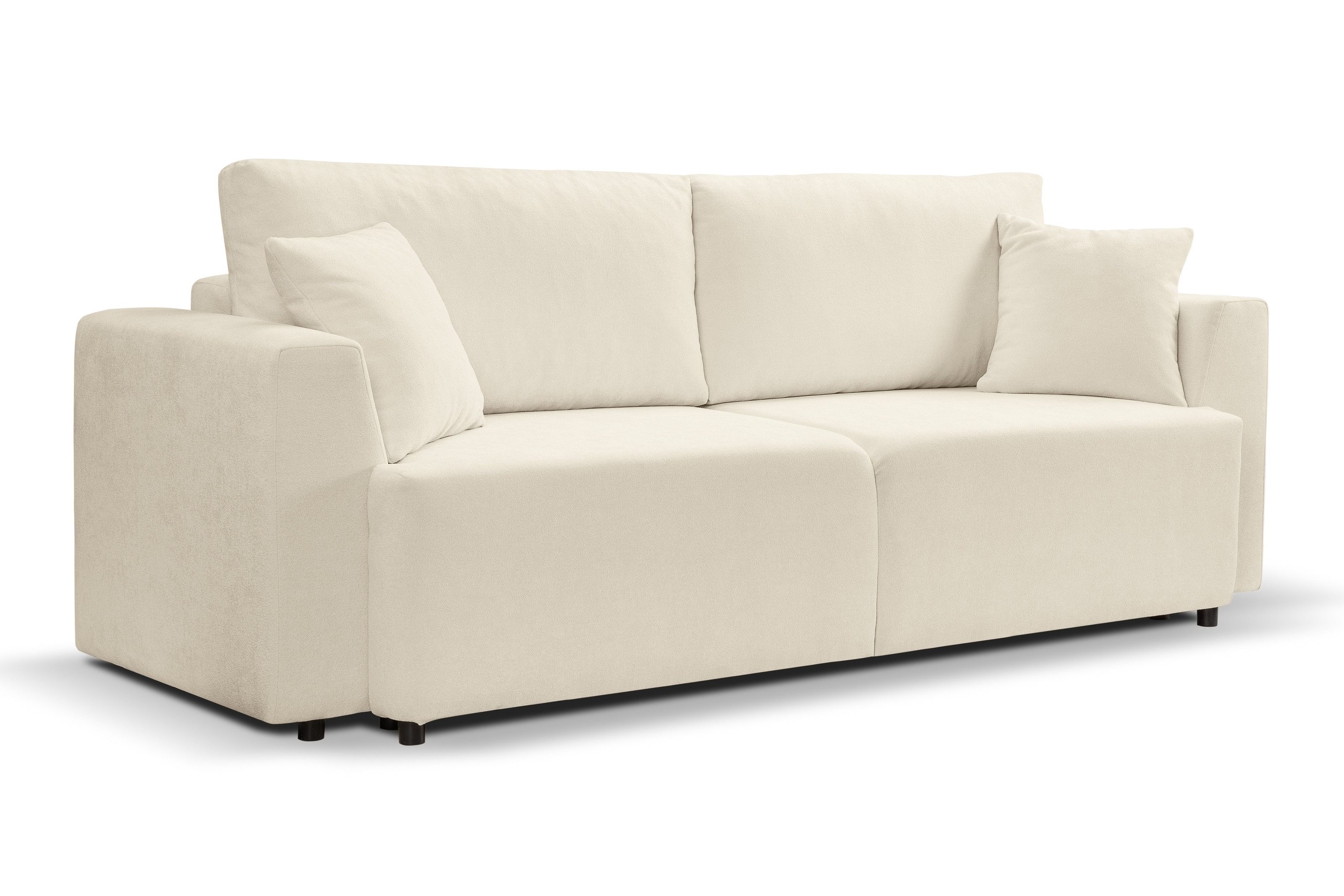 freiraum Schlafsofa Point, in hellbeige, Webstoff - 250x95x99cm (BxHxT)