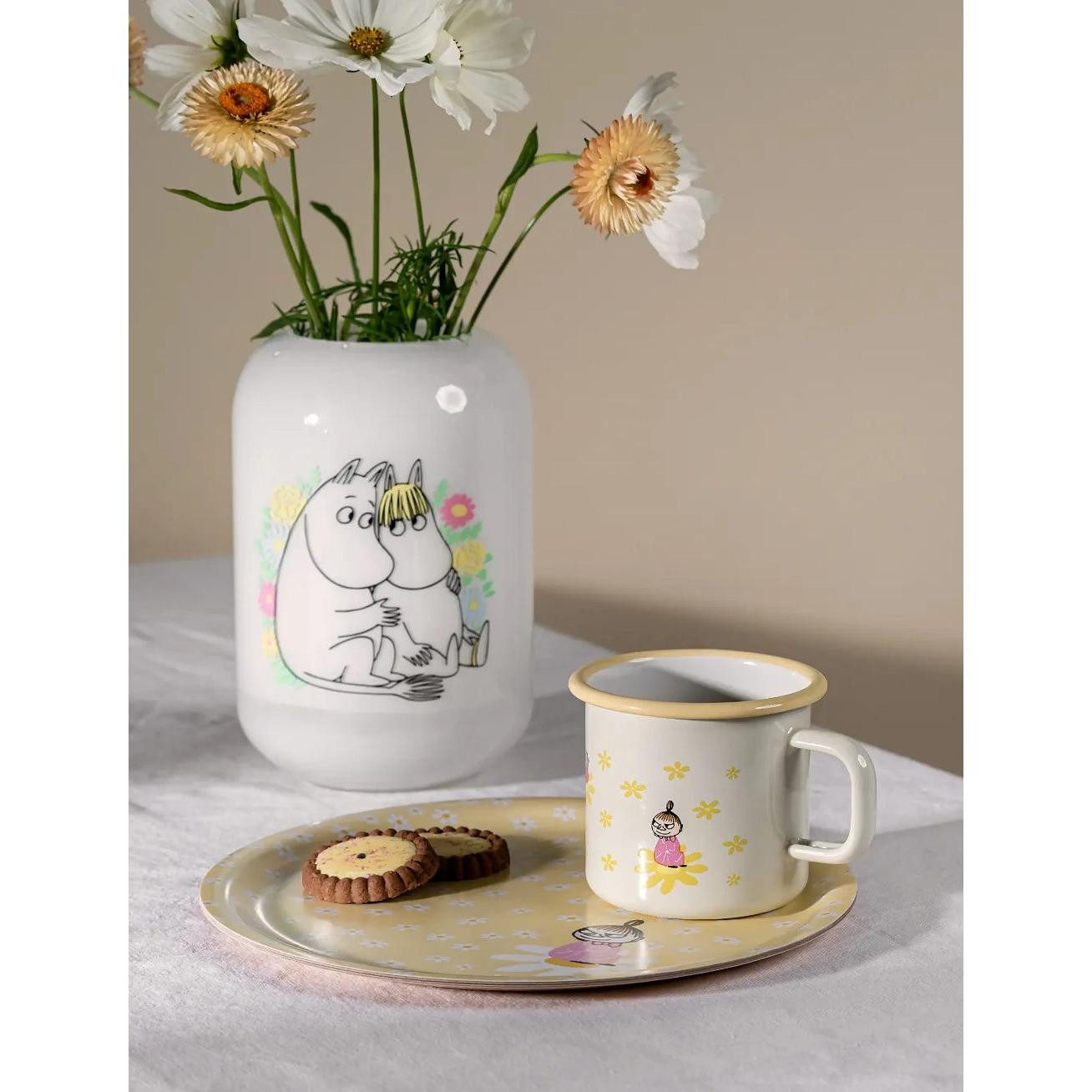 Muurla Kinderbecher Tasse Mumins Flowers (370 ml) – Bild 5 von 5