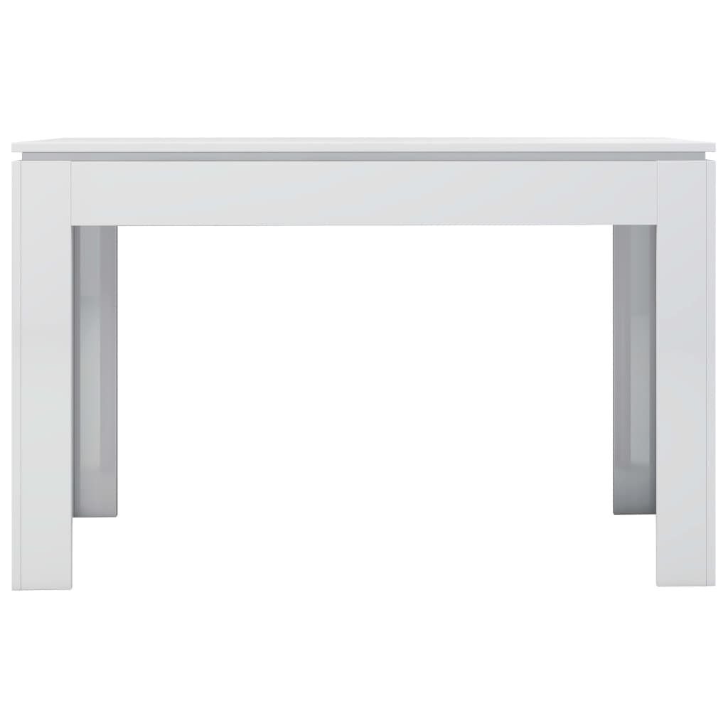 furnicato Hochglanz-Weiß 120x60x76 Holzwerkstoff cm (1-St) Esstisch