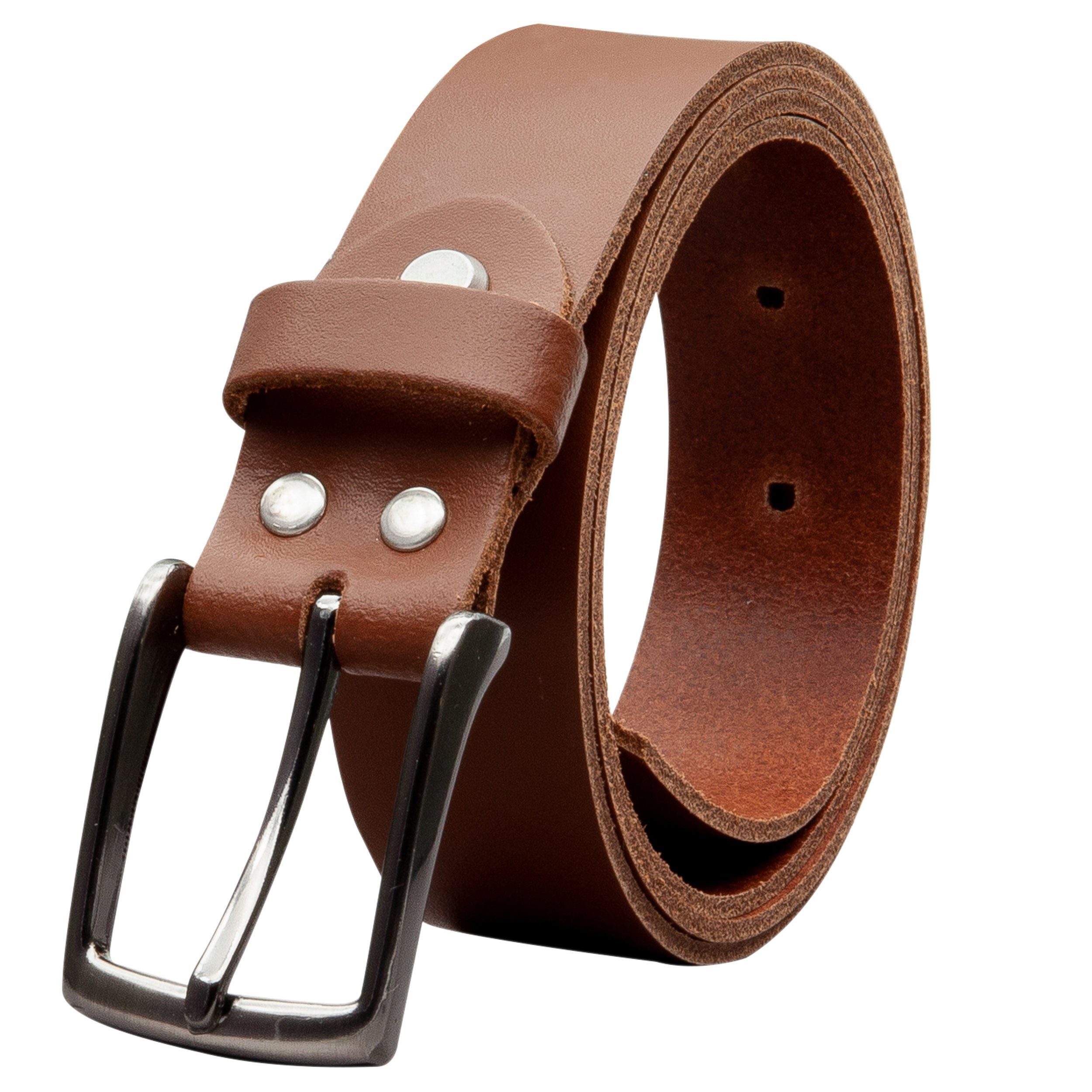 COLOGNEBELT Ledergürtel OM310-SL-Hellbraun MADE IN GERMANY, günstig online kaufen