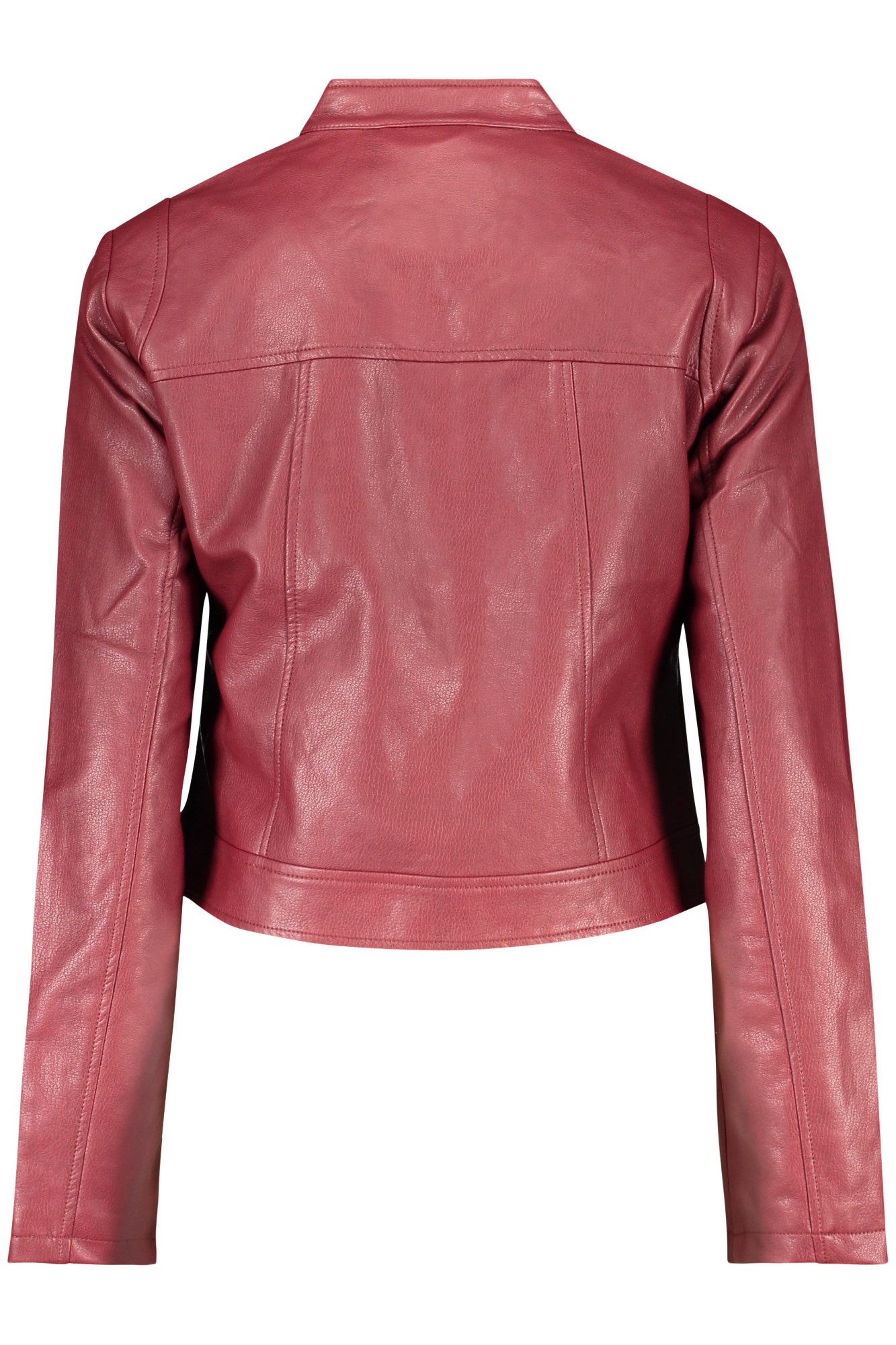 Desigual Outdoorjacke Rote Damenjacke mit Taschen, Reißverschluss & Knopfdetails